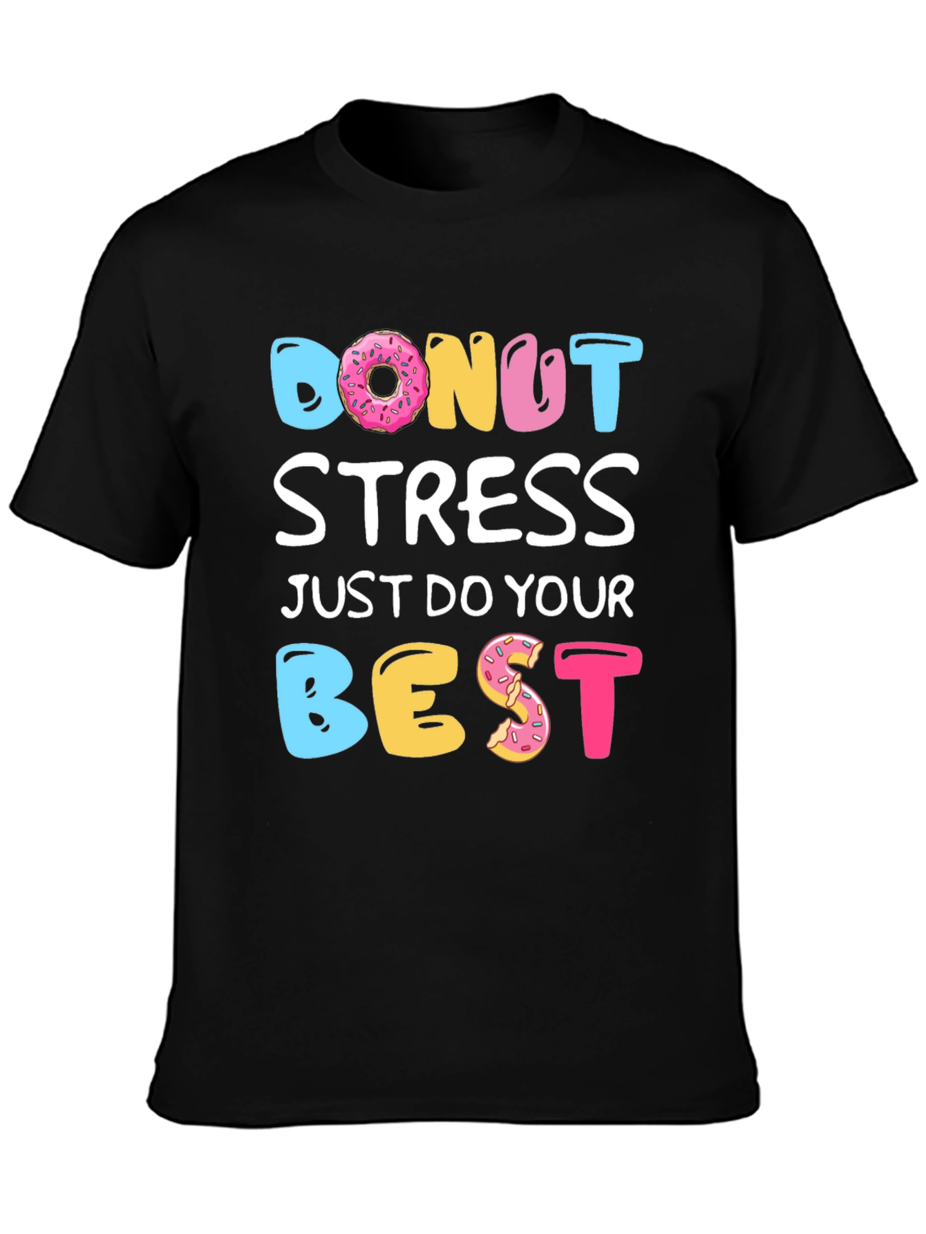 Donut Stress T-Shirt - Funny Casual Tee