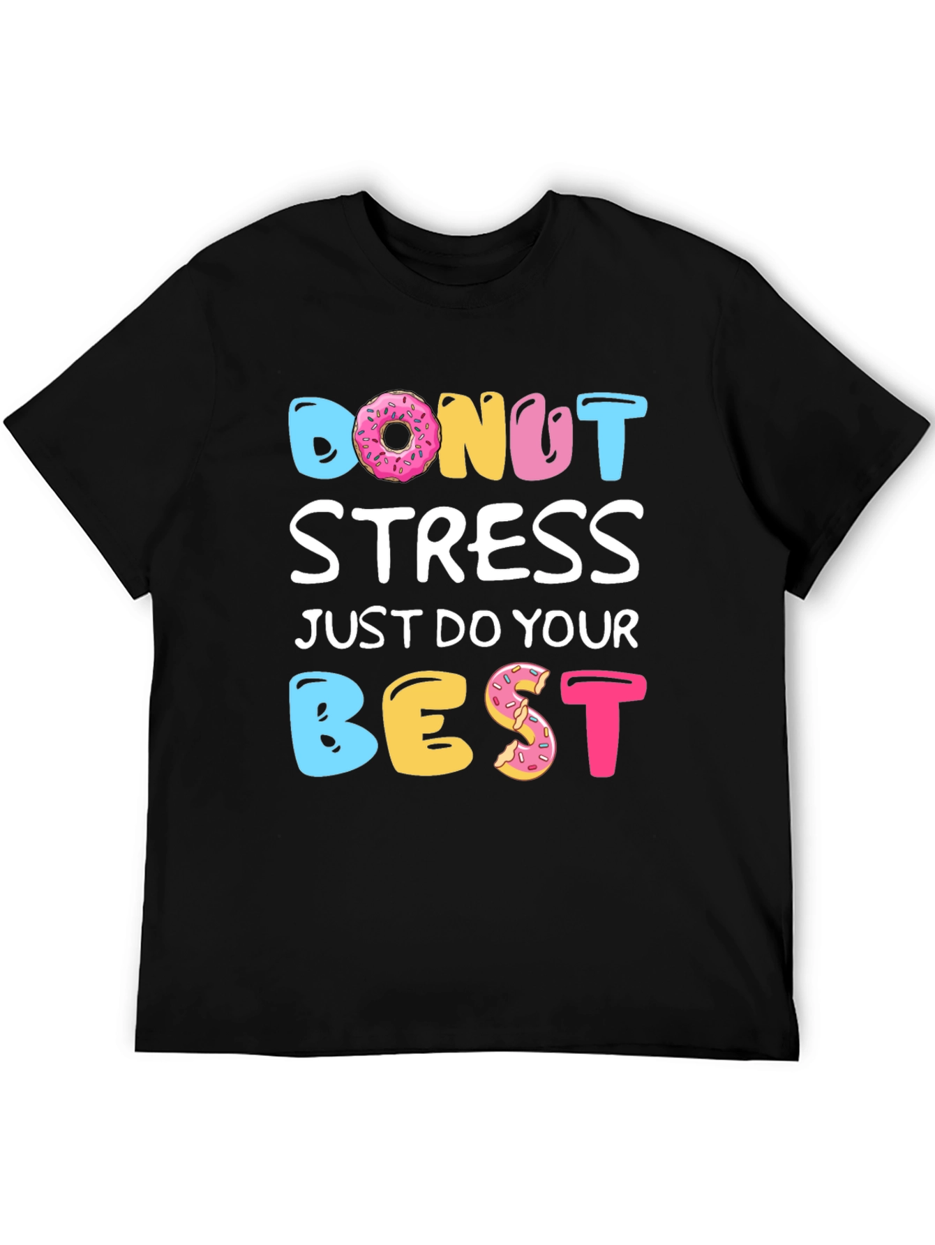 Donut Stress T-Shirt - Funny Casual Tee