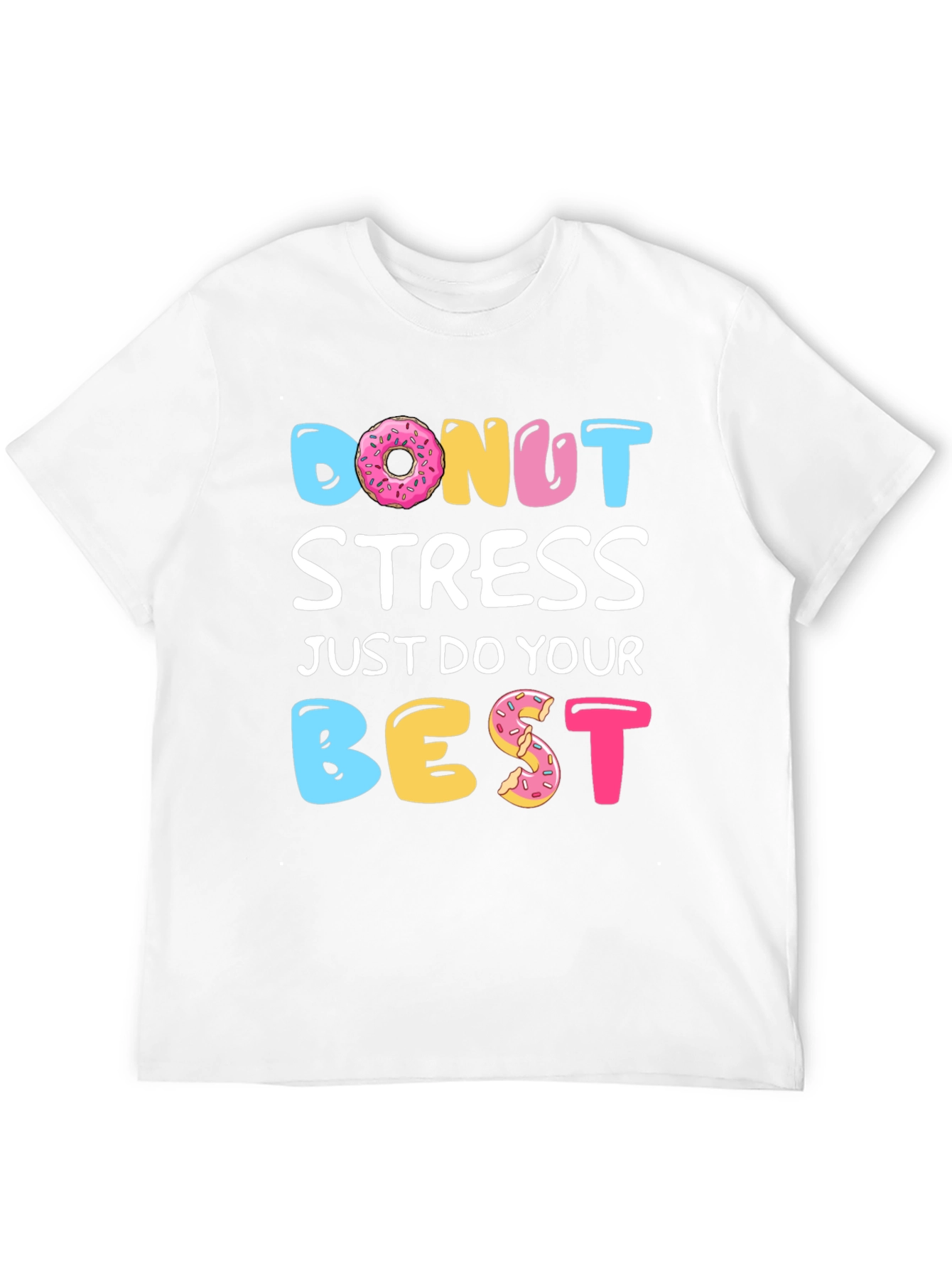 Donut Stress T-Shirt - Funny Casual Tee