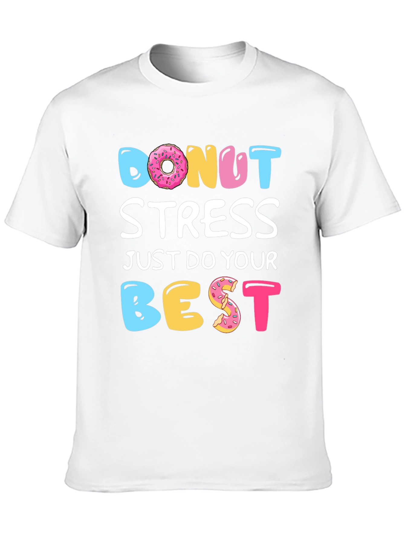Donut Stress T-Shirt - Funny Casual Tee