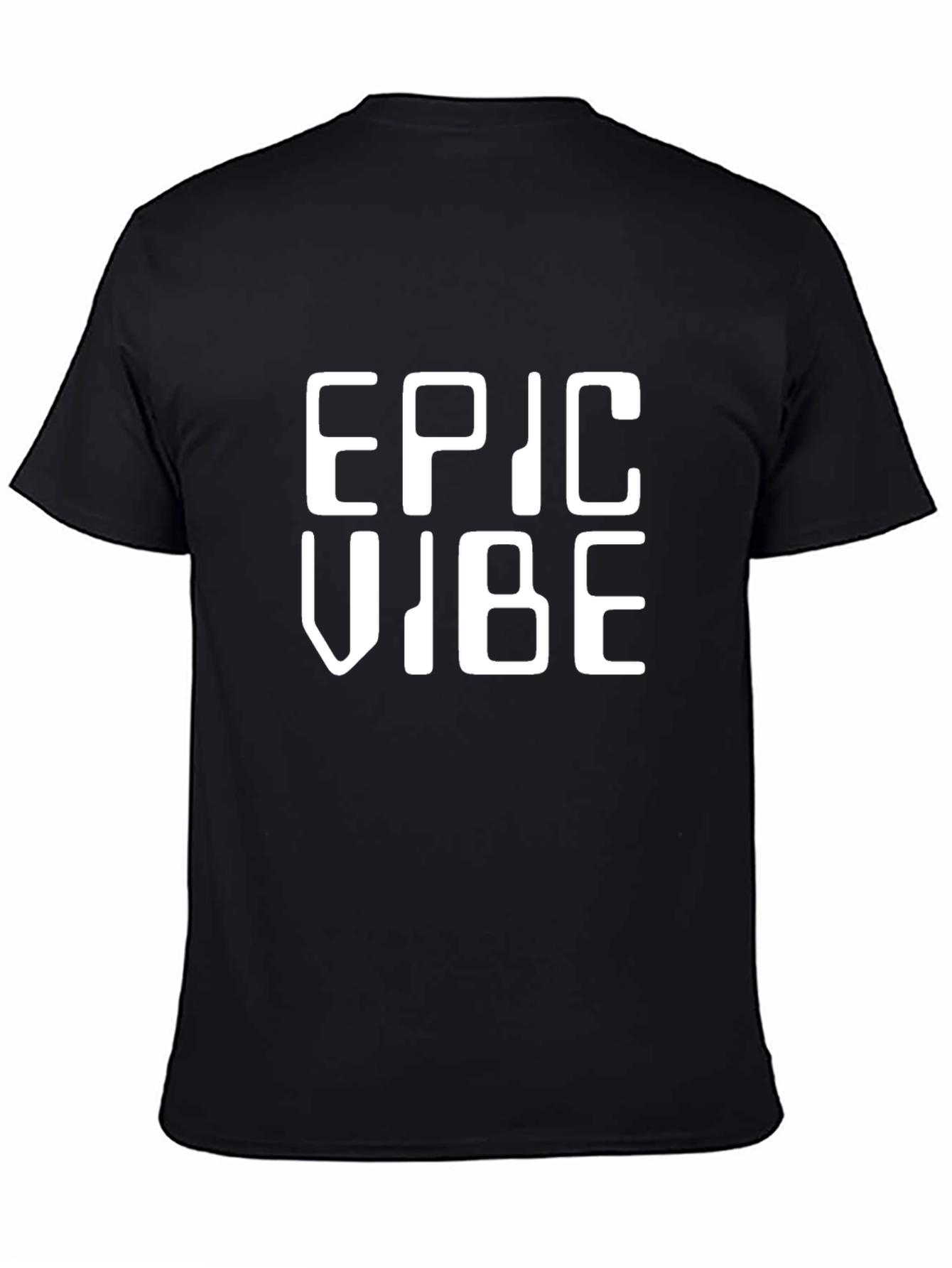 Epic Vibe Graphic Tee - Trendy Black T-Shirt