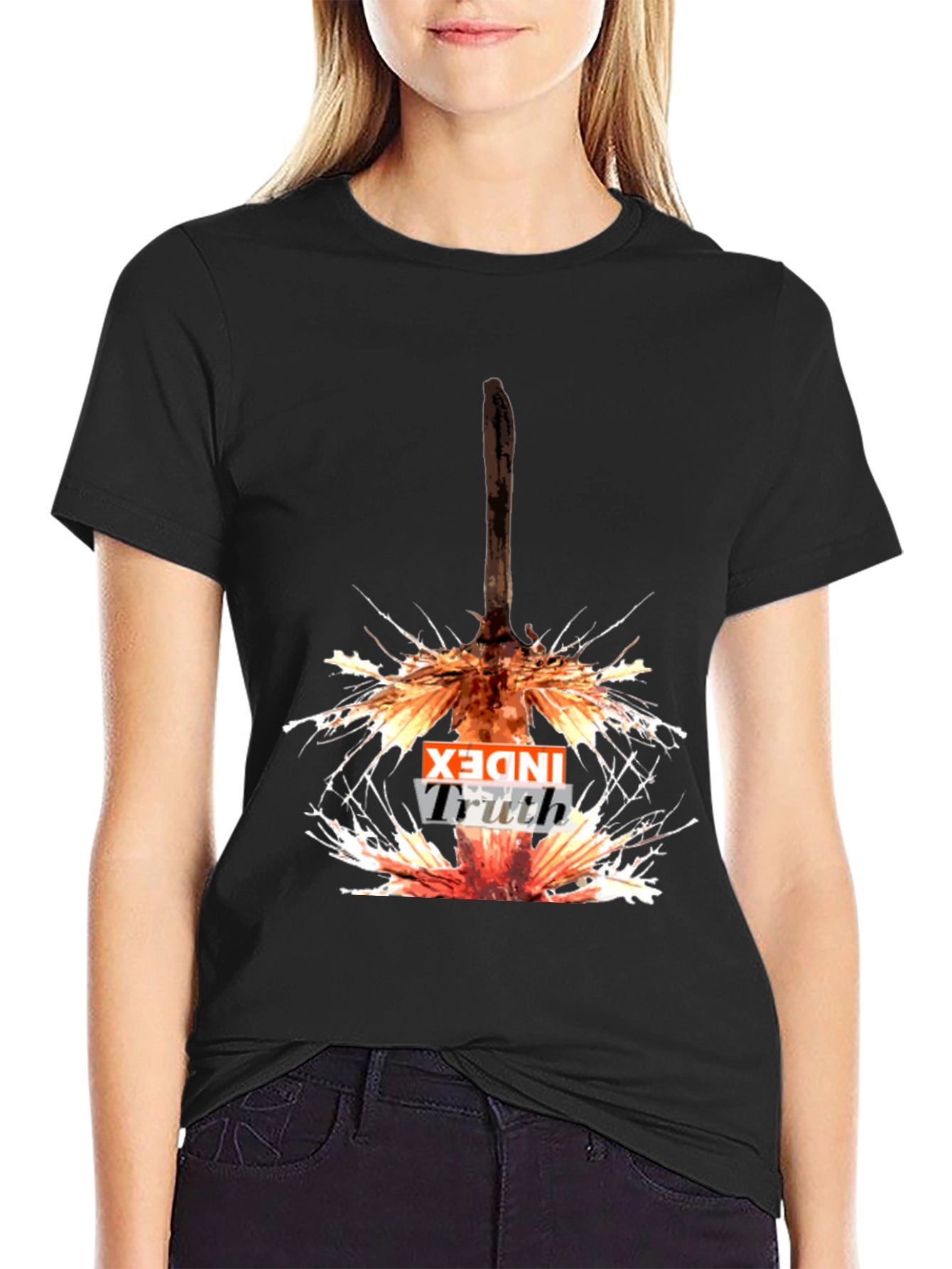 Index Truth Black Graphic T-Shirt