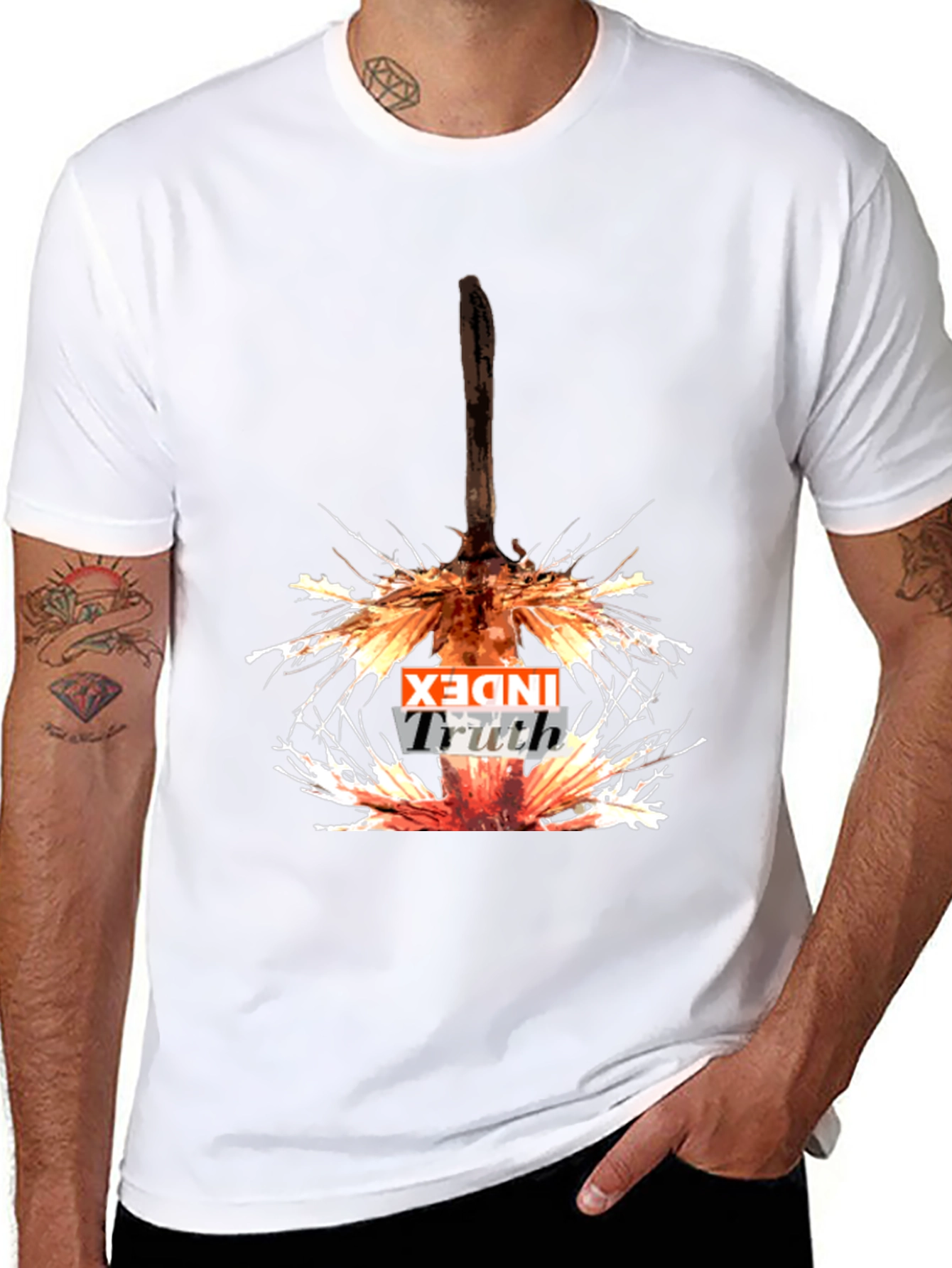 Index Truth Black Graphic T-Shirt