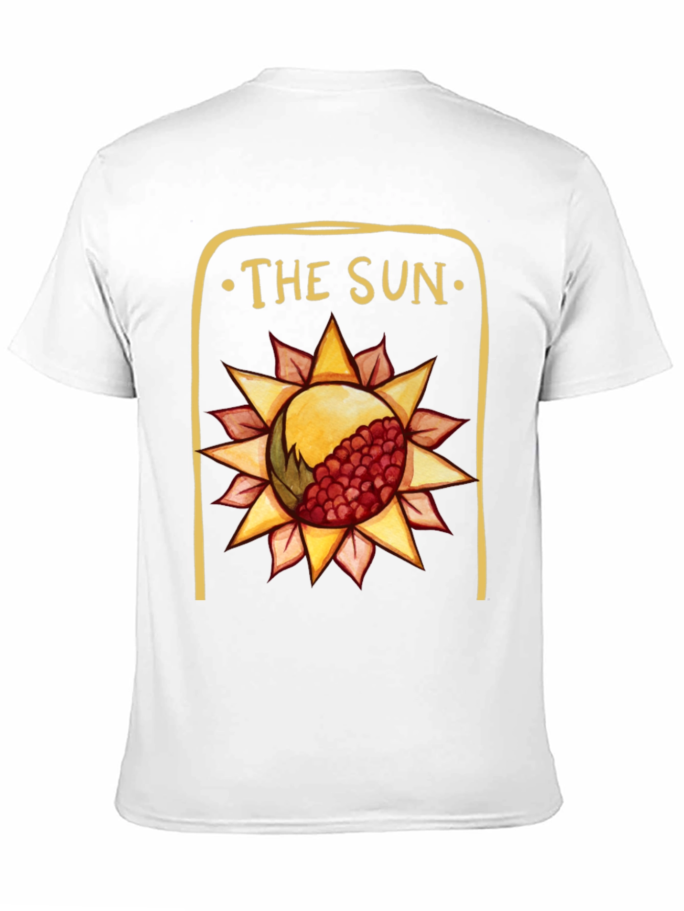 The Sun Tarot Card Graphic Tee - Black