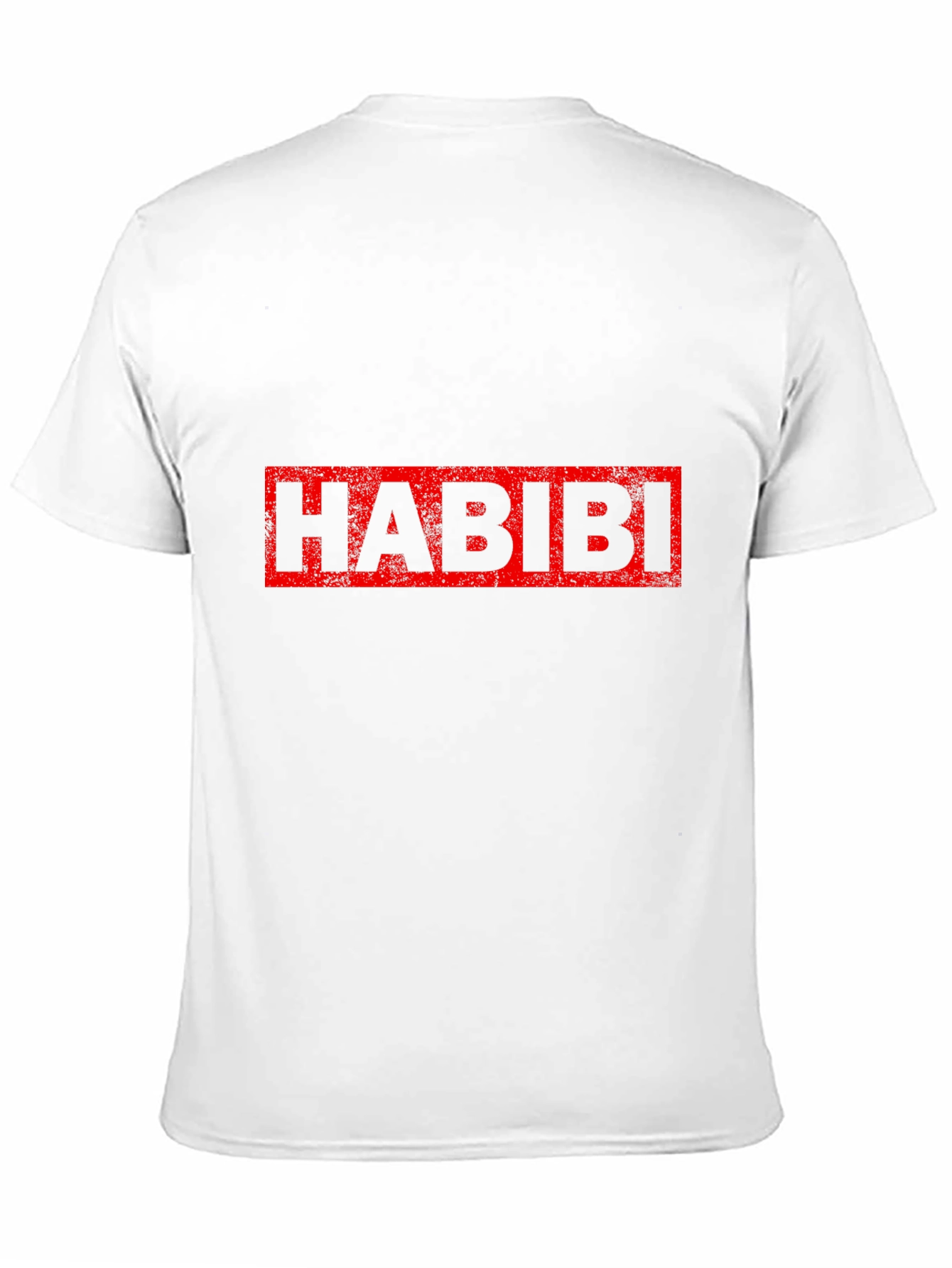 Habibi Graphic Tee - Trendy Unisex Black T-Shirt