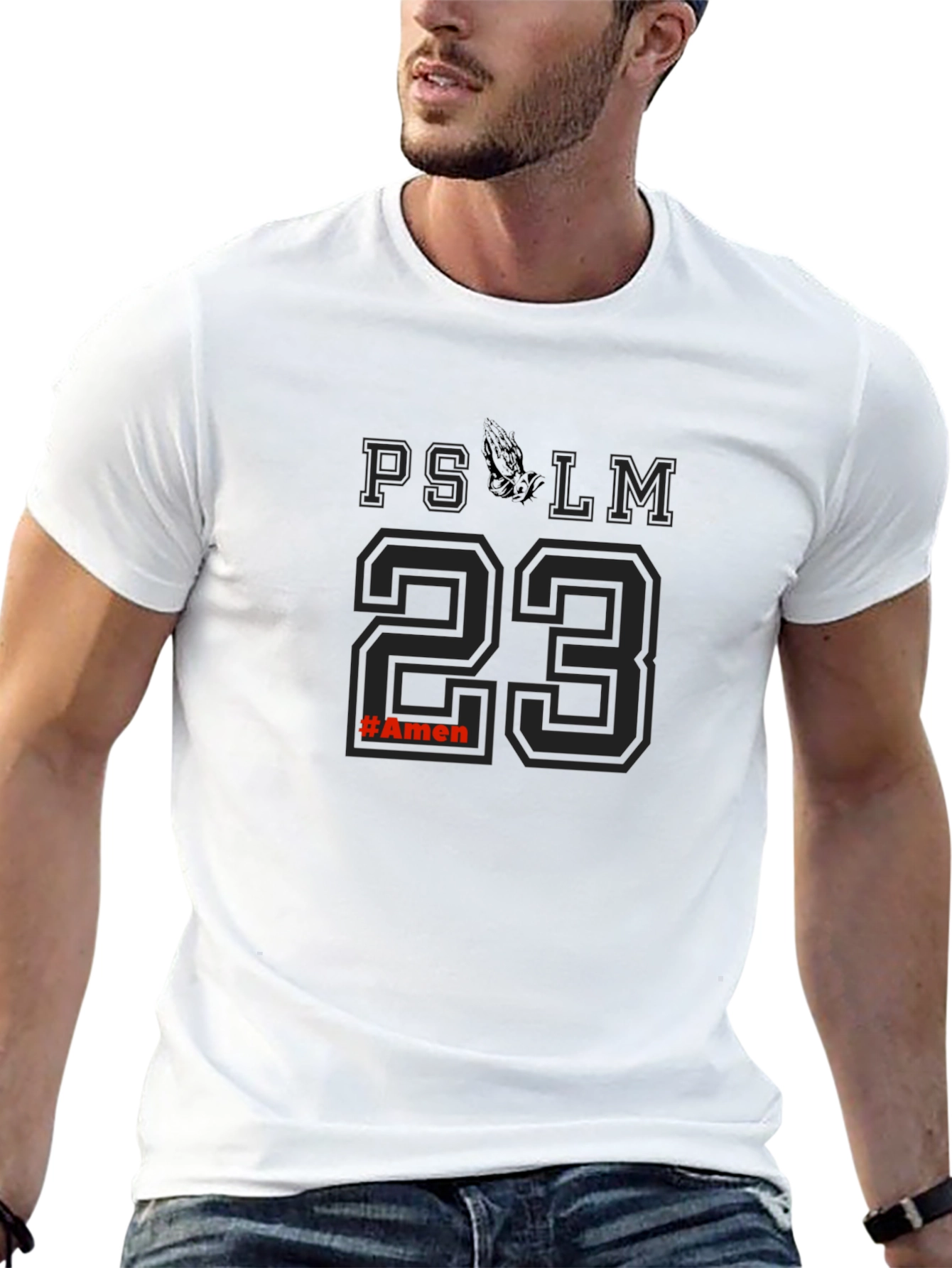 Psalm 23 Graphic Tee - Religious Inspired T-Shirt