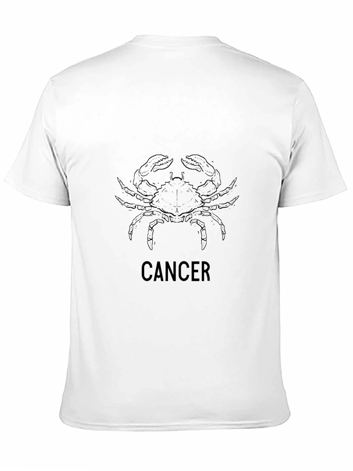 Cancer Zodiac Black Graphic Tee