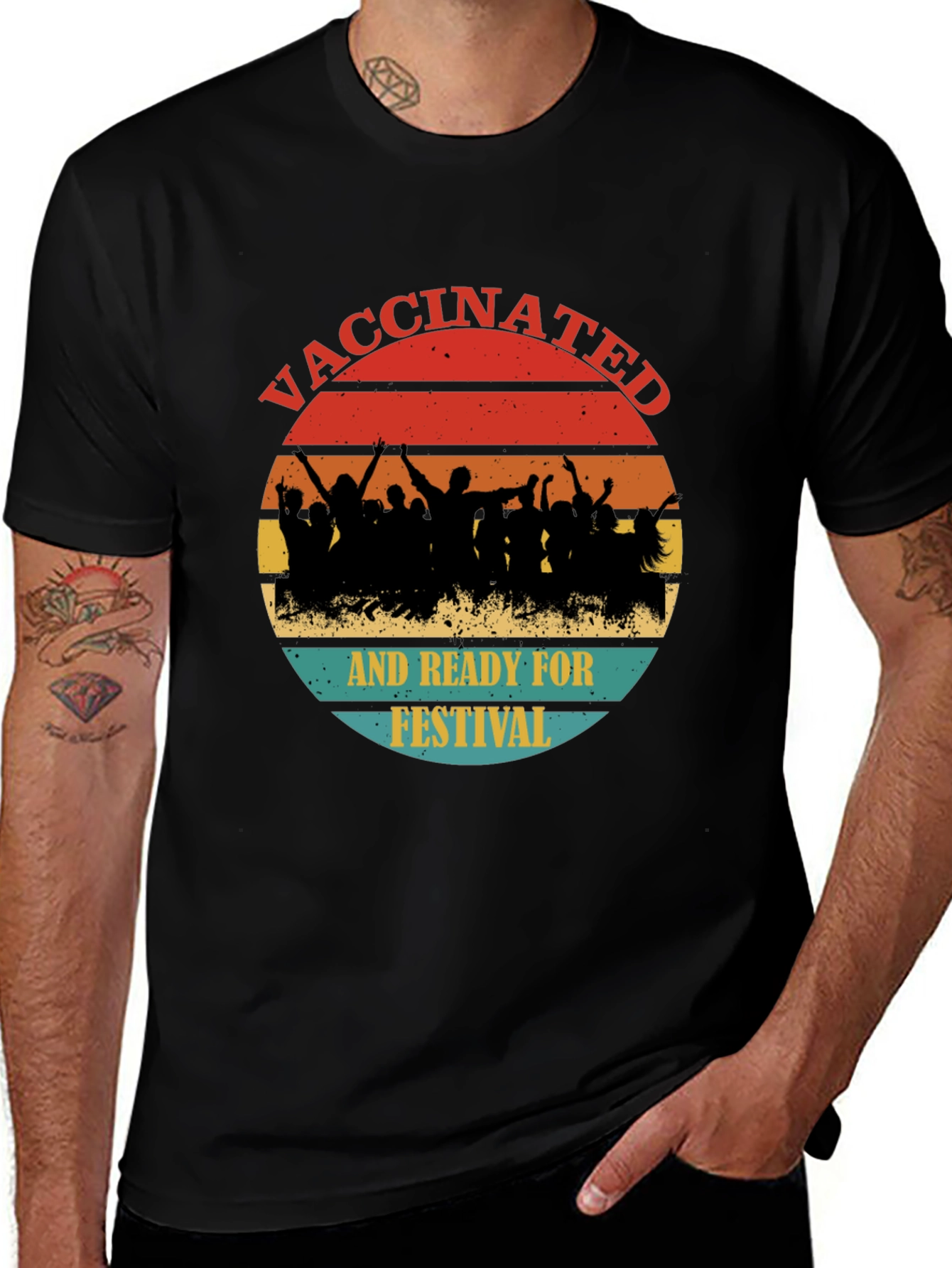Vaccinated and Ready for Festival T-Shirt