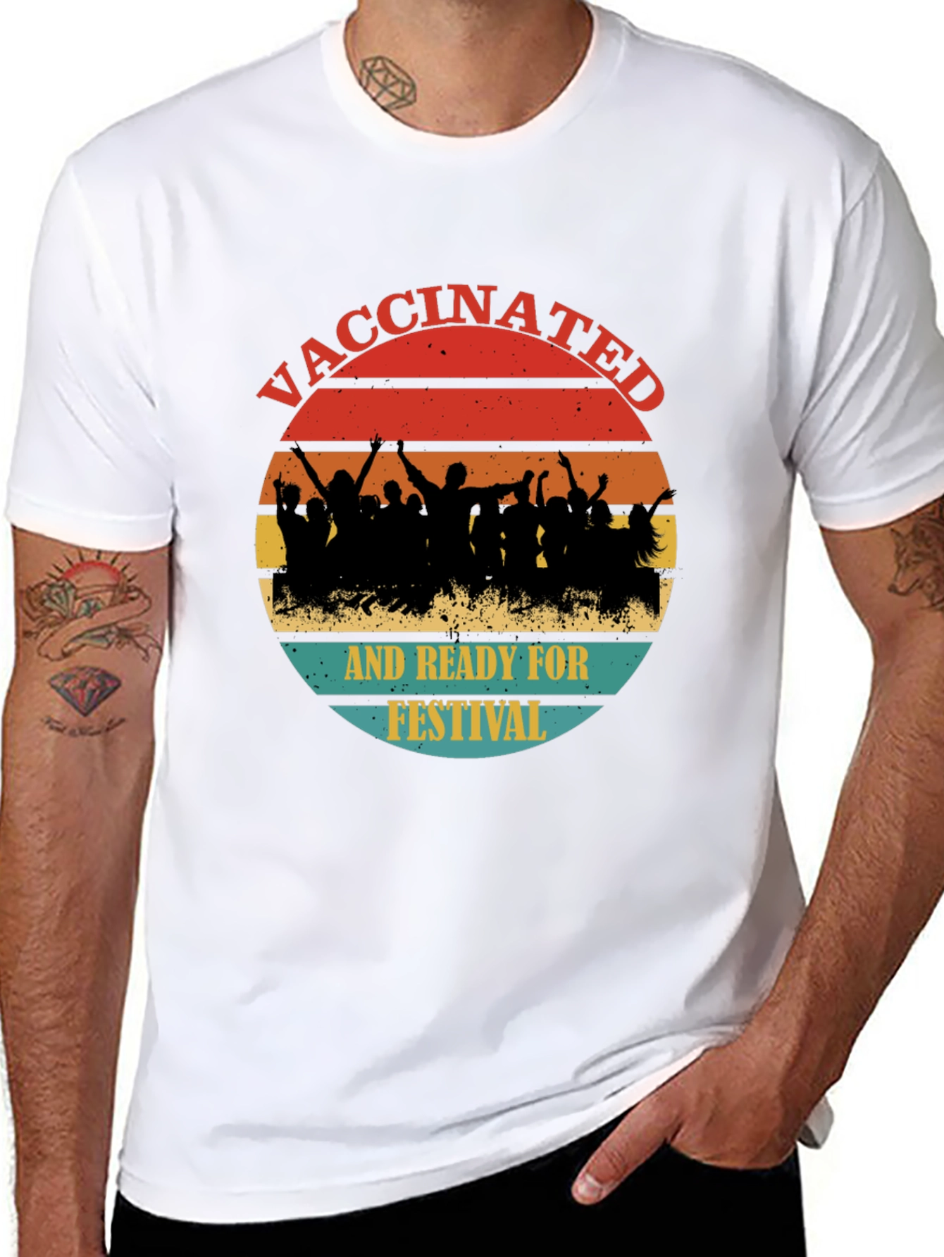Vaccinated and Ready for Festival T-Shirt