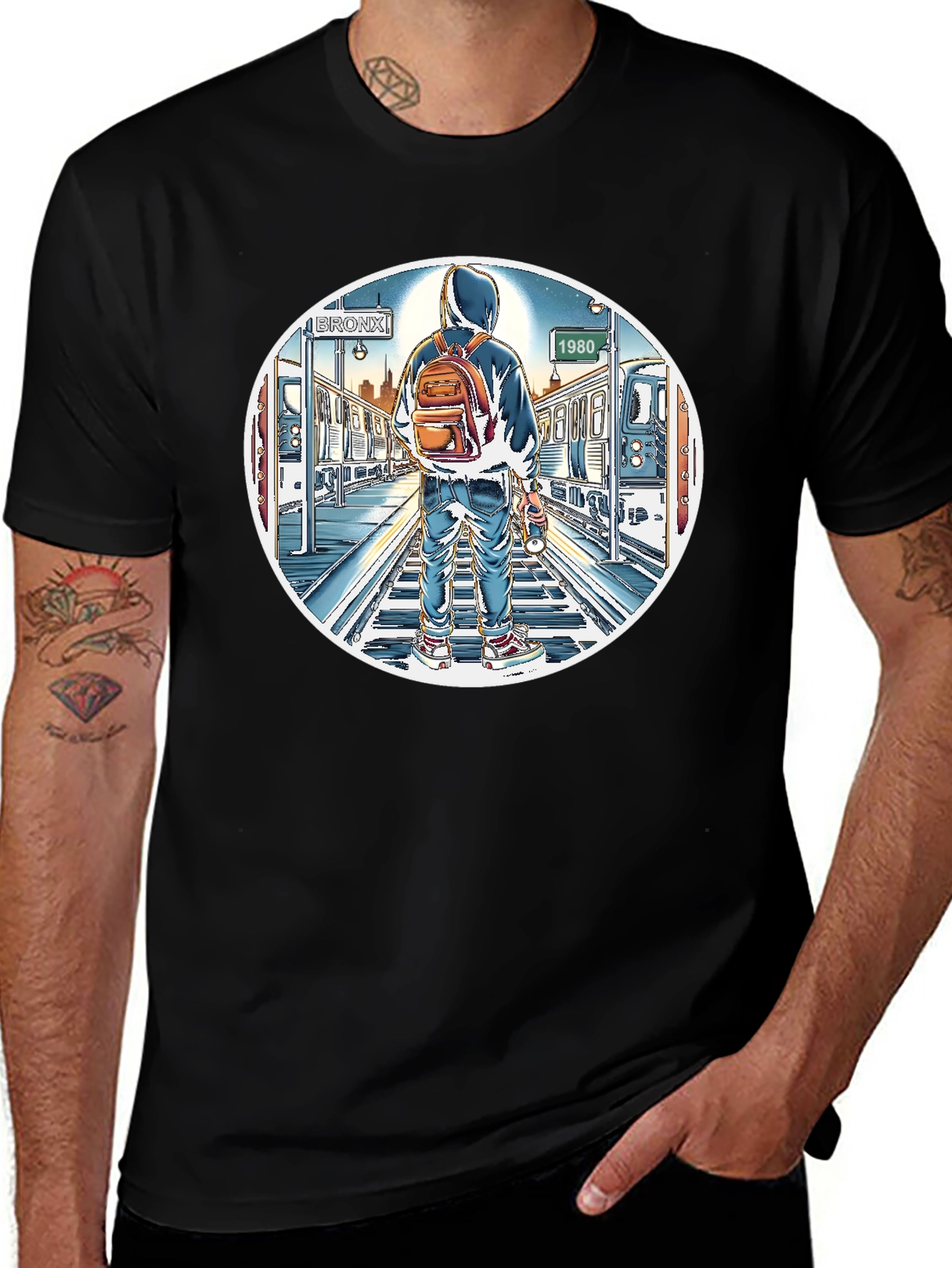 Bronx Subway Art Tee - 1980s Nostalgia