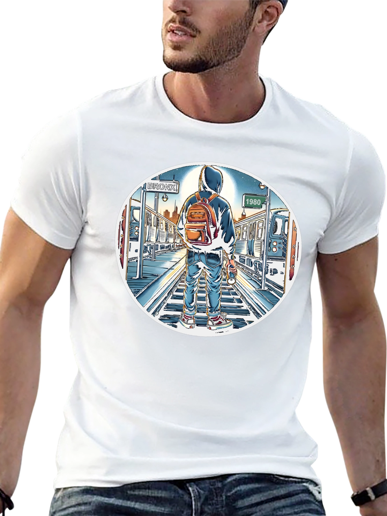 Bronx Subway Art Tee - 1980s Nostalgia