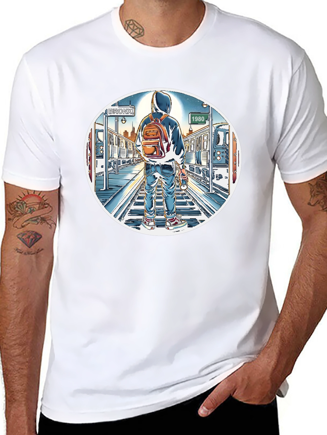 Bronx Subway Art Tee - 1980s Nostalgia