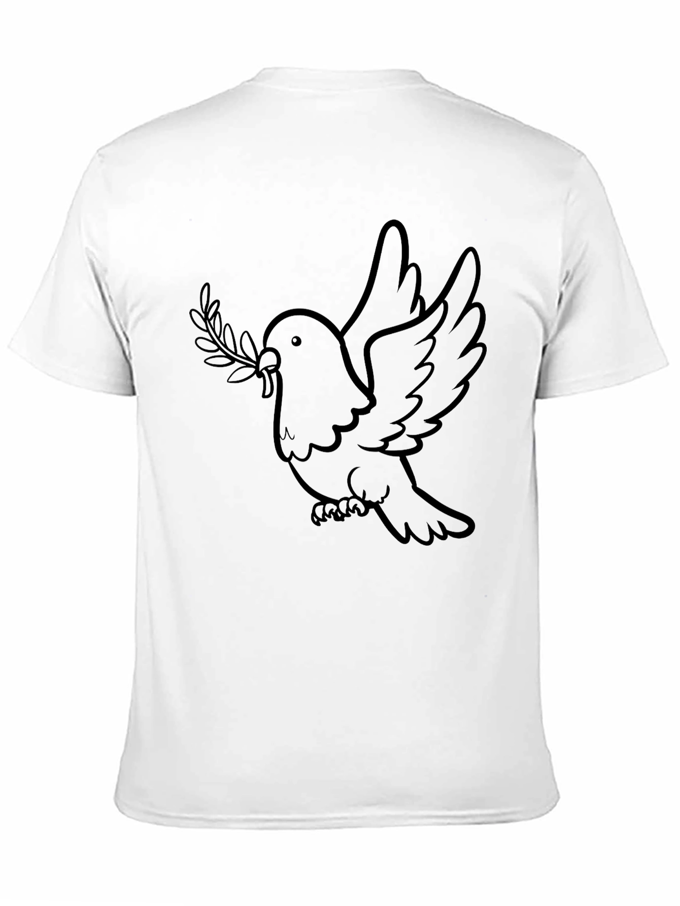 Peace Dove Graphic Tee - Black T-Shirt