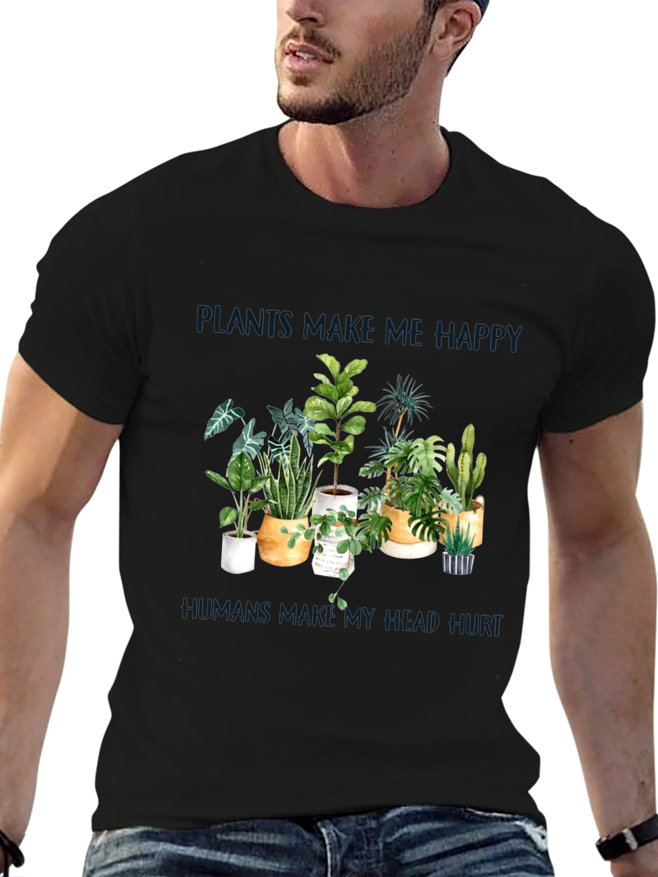 Plants Make Me Happy T-Shirt