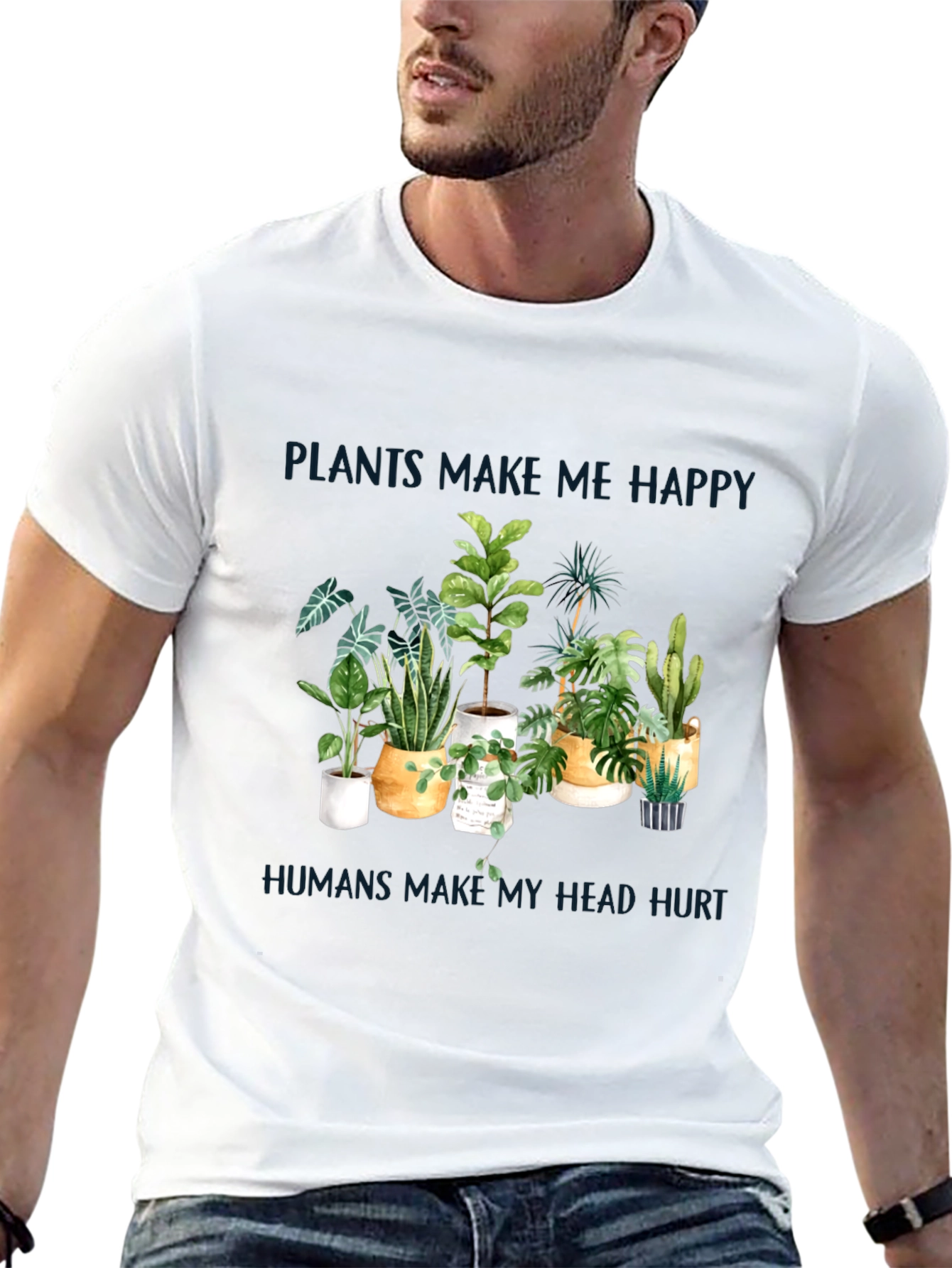 Plants Make Me Happy T-Shirt
