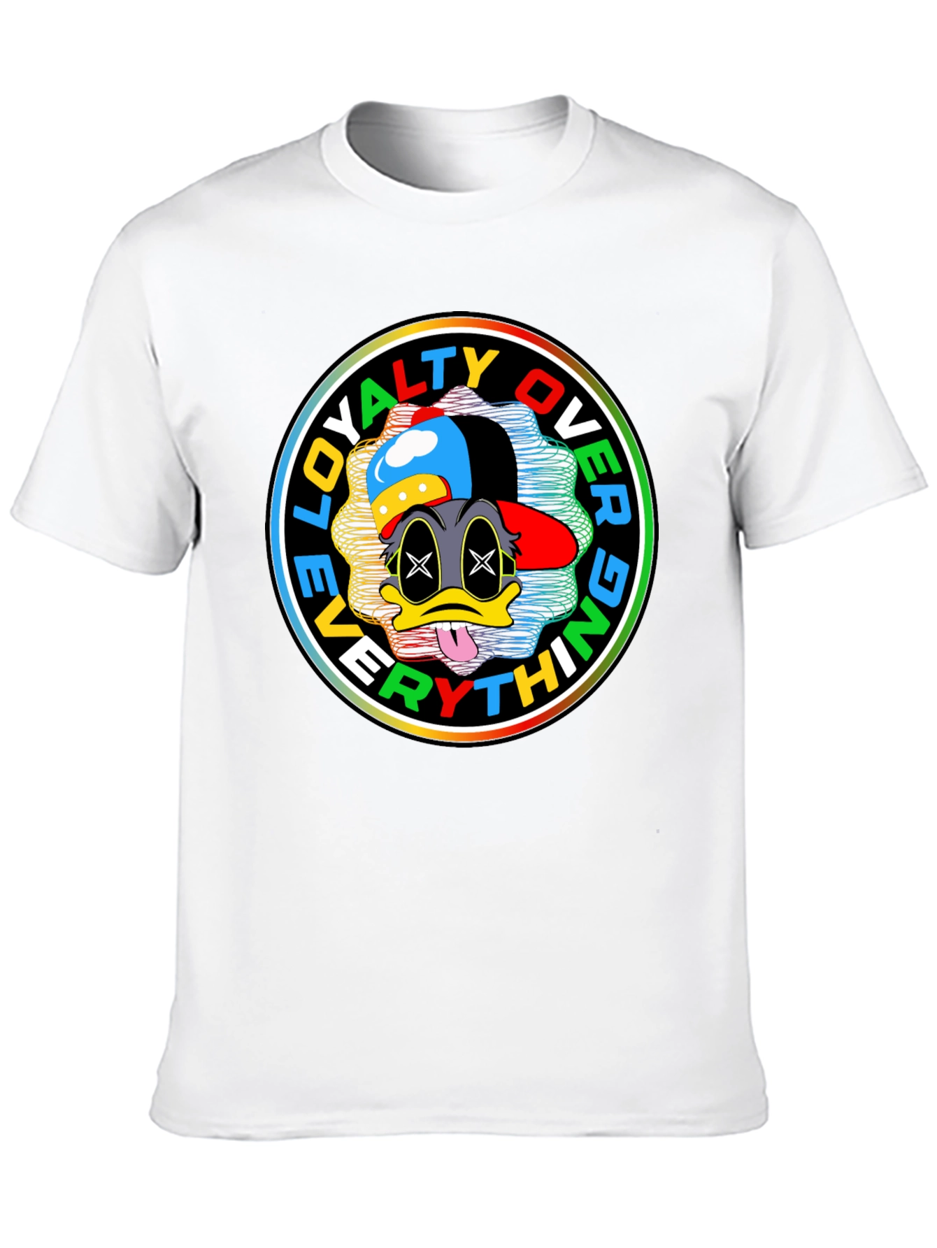 Loyalty Over Everything Cartoon Graphic Tee