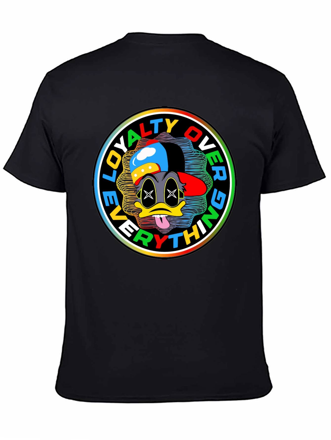 Loyalty Over Everything Cartoon Graphic Tee