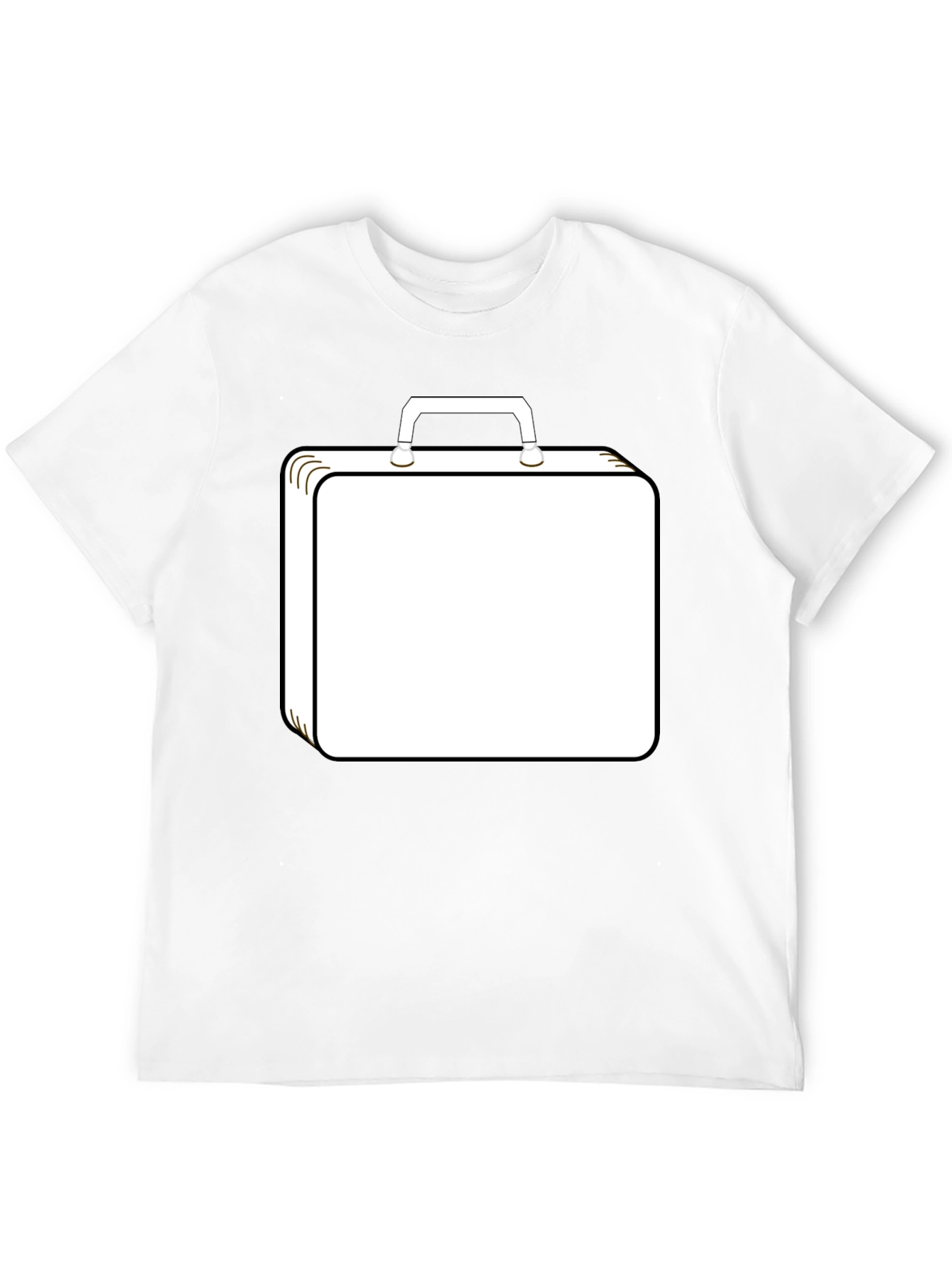 Briefcase Graphic T-Shirt - Black Casual Tee