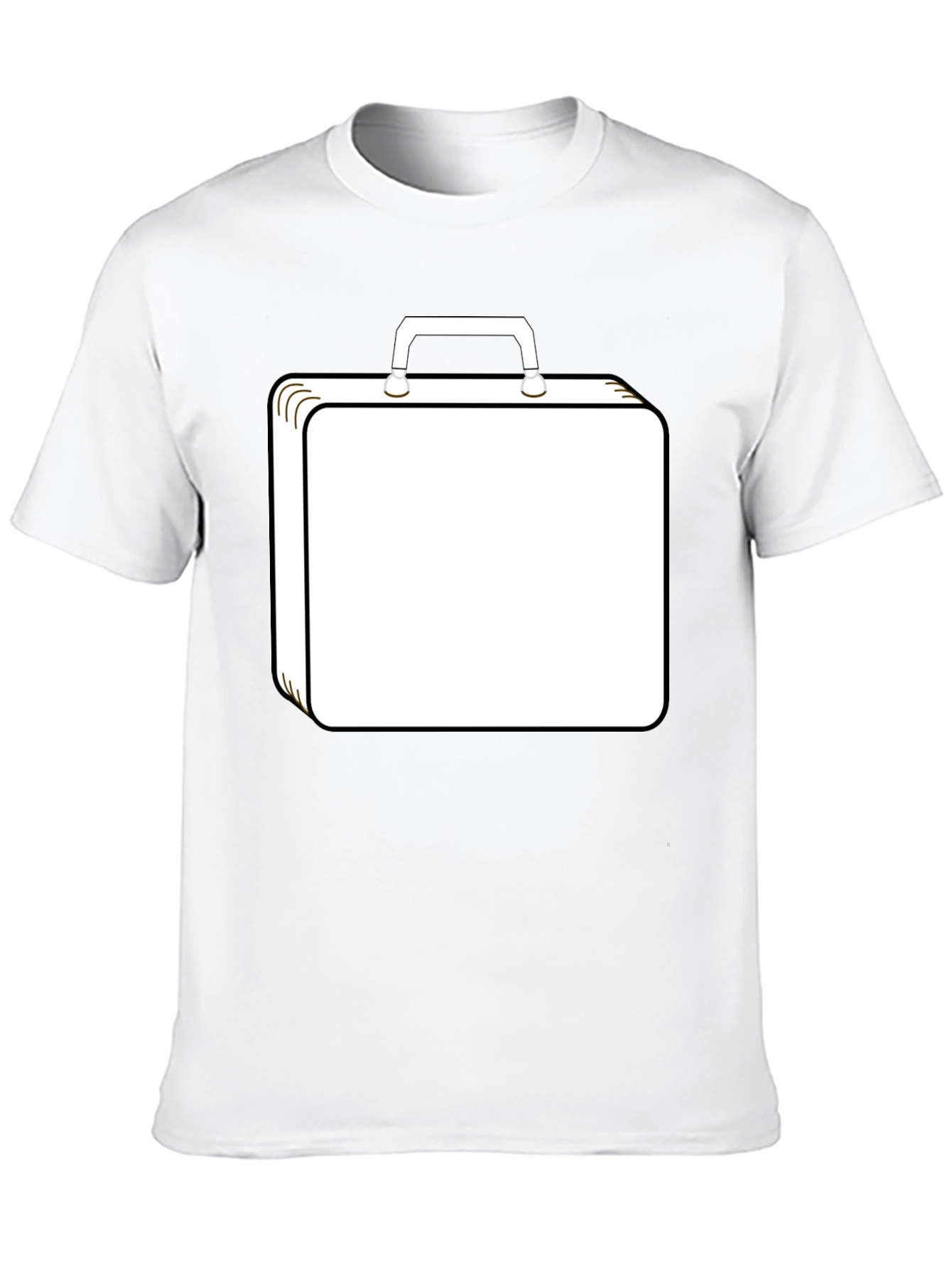 Briefcase Graphic T-Shirt - Black Casual Tee