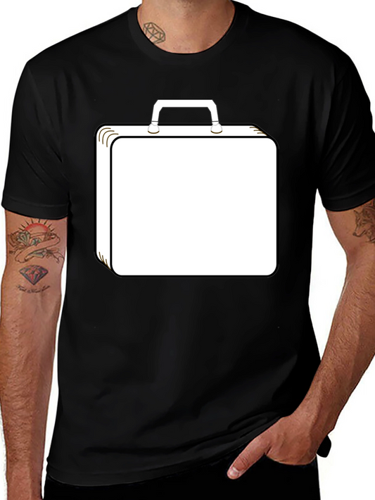 Briefcase Graphic T-Shirt - Black Casual Tee