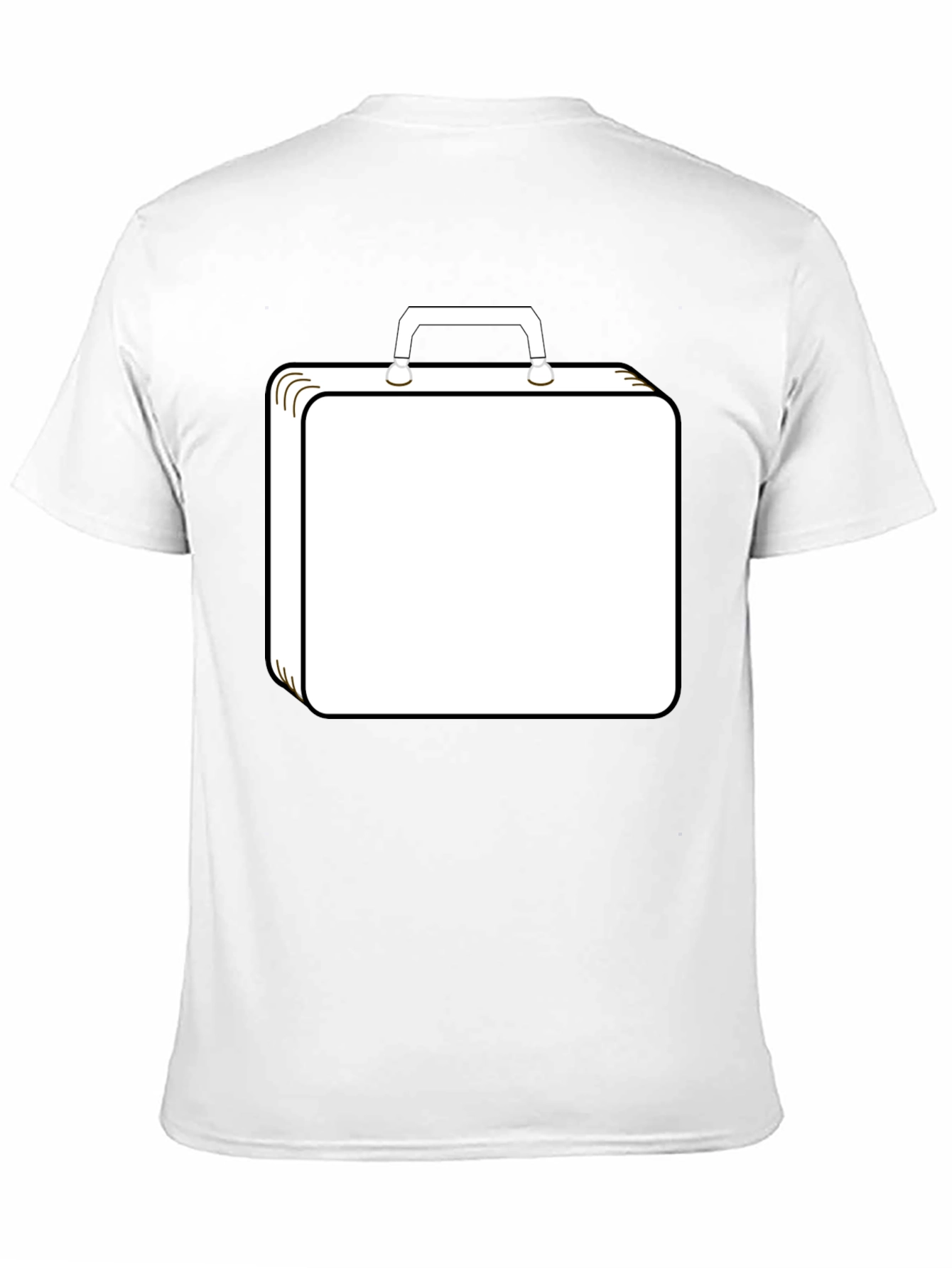 Briefcase Graphic T-Shirt - Black Casual Tee