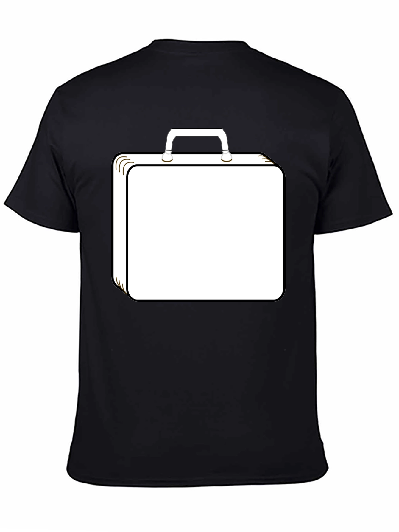 Briefcase Graphic T-Shirt - Black Casual Tee
