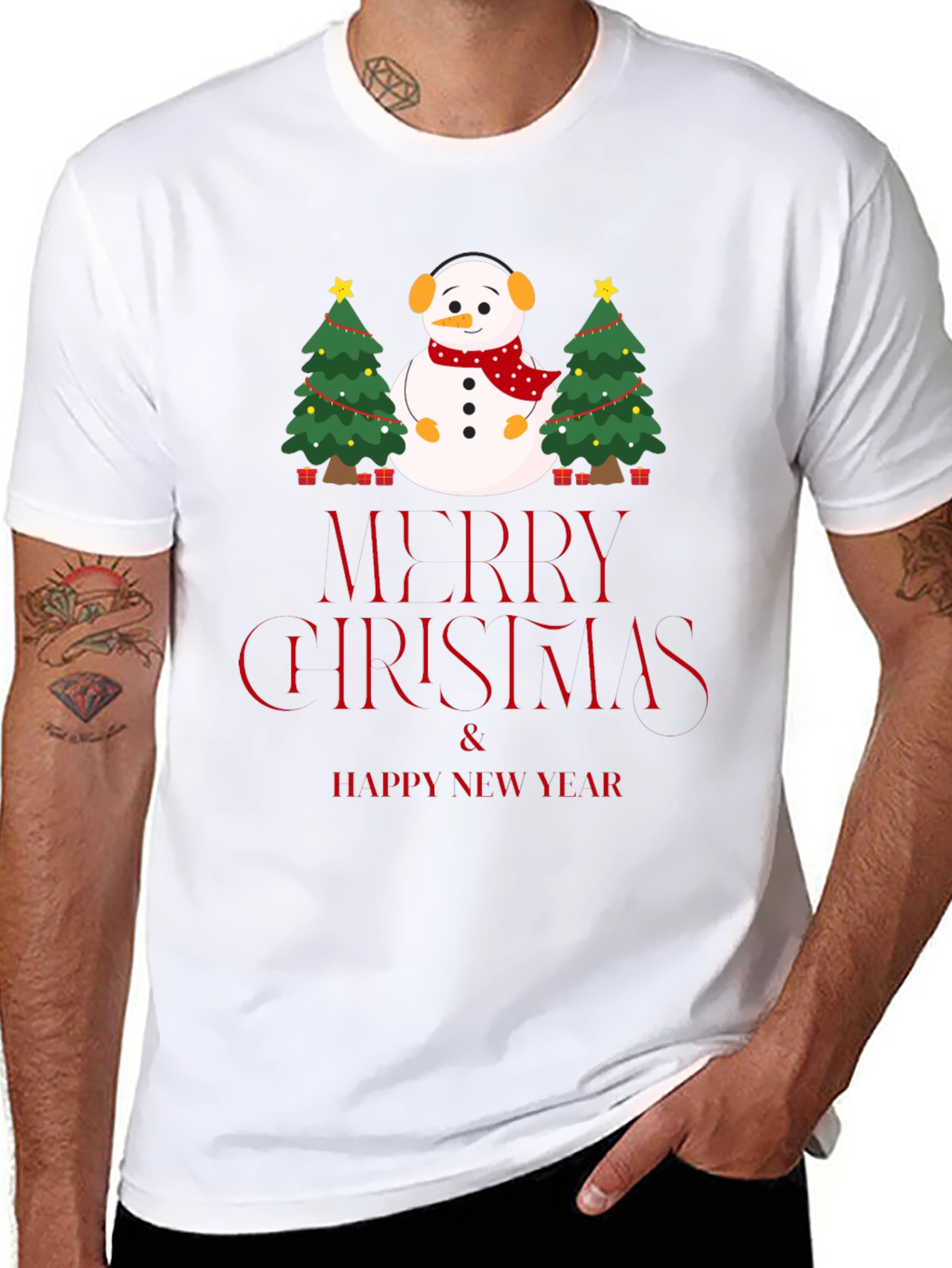 Merry Christmas & Happy New Year Festive T-Shirt