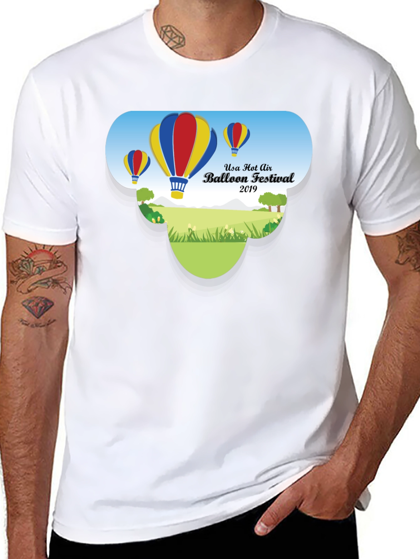 USA Hot Air Balloon Festival T-Shirt