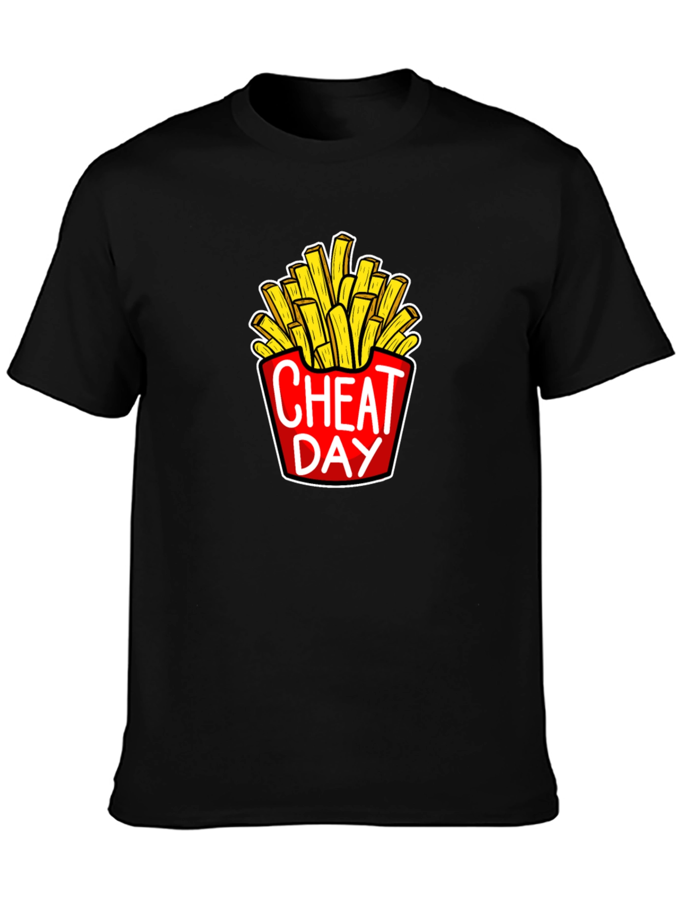 Cheat Day French Fries Graphic Tee - Unisex