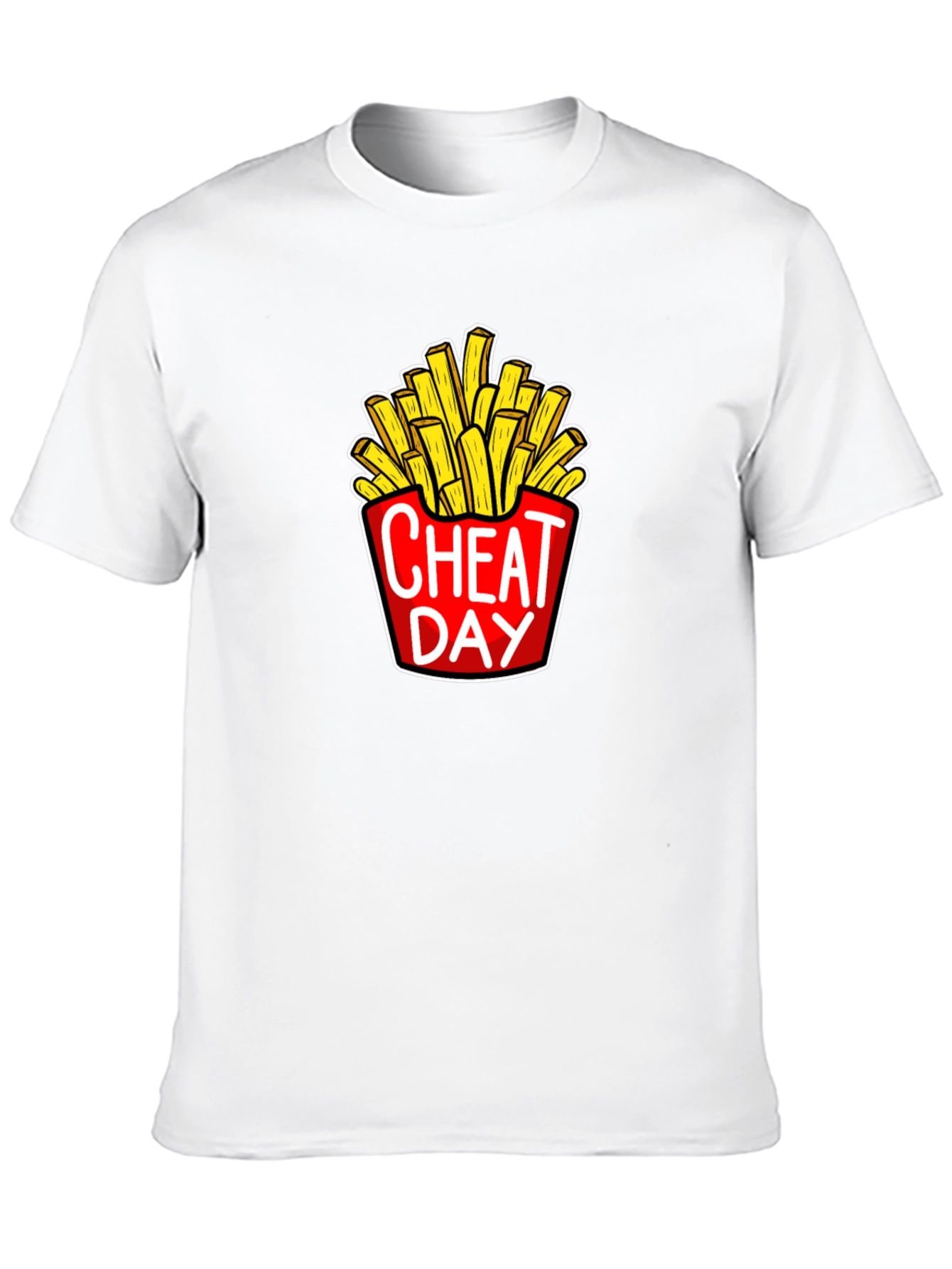 Cheat Day French Fries Graphic Tee - Unisex