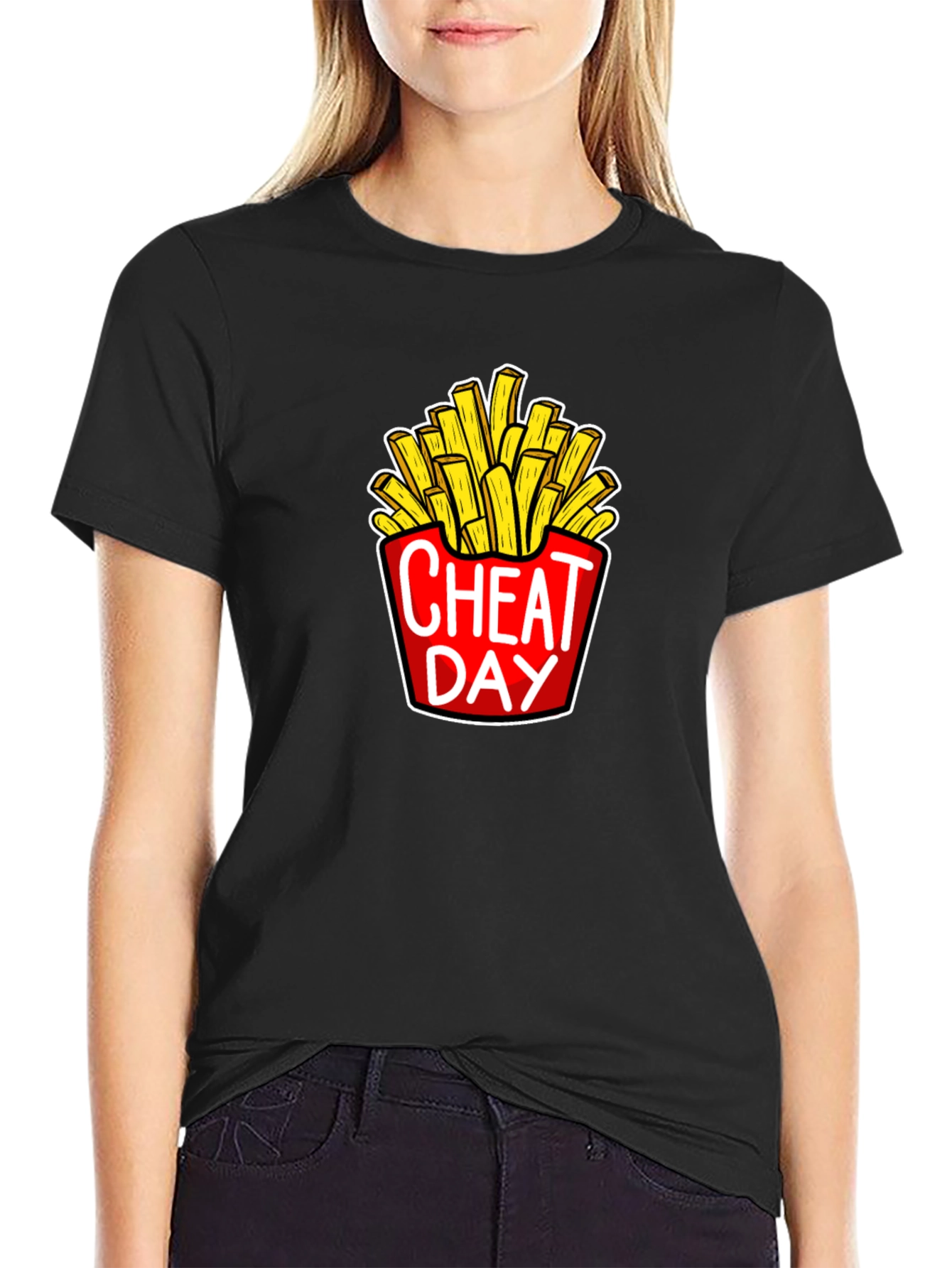 Cheat Day French Fries Graphic Tee - Unisex