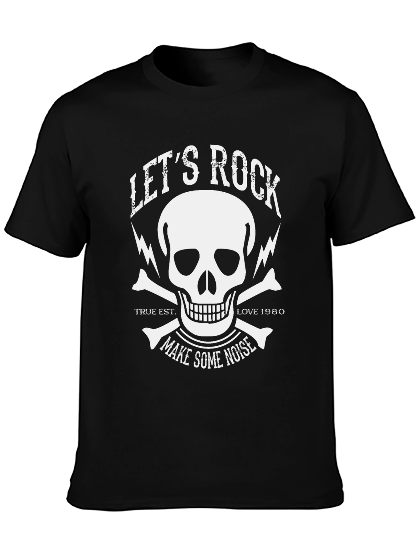 Lets Rock Skull Graphic Tee