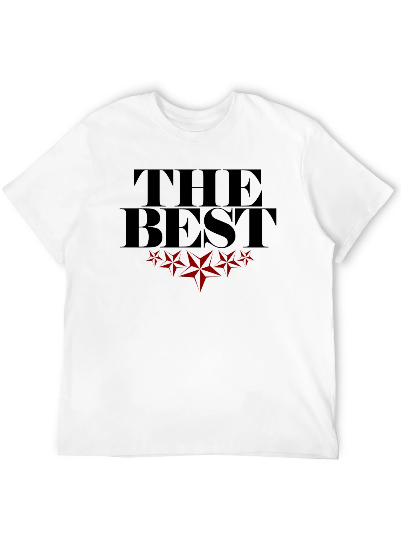 The Best Graphic T-Shirt - Black Crew Neck Tee