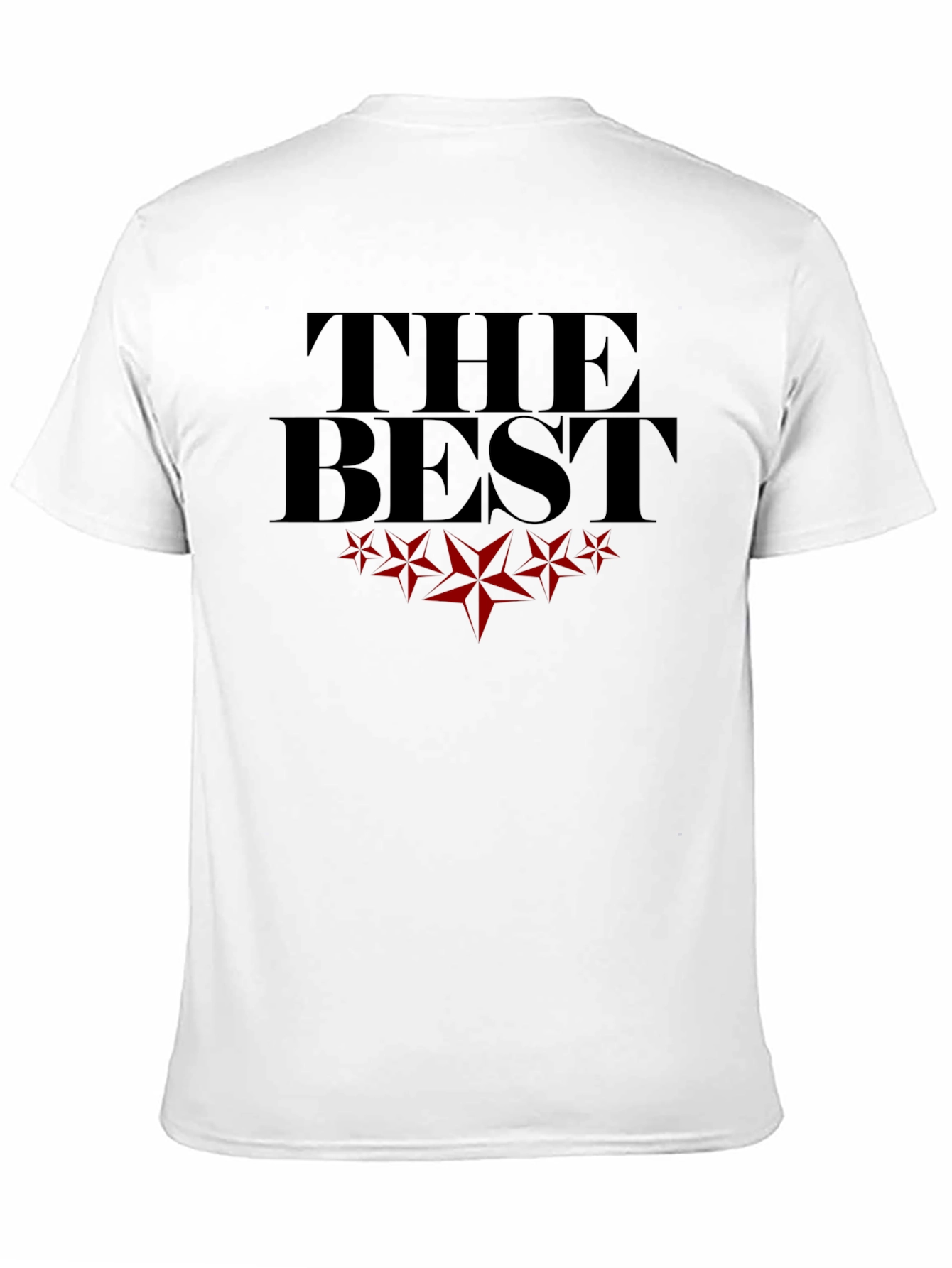 The Best Graphic T-Shirt - Black Crew Neck Tee