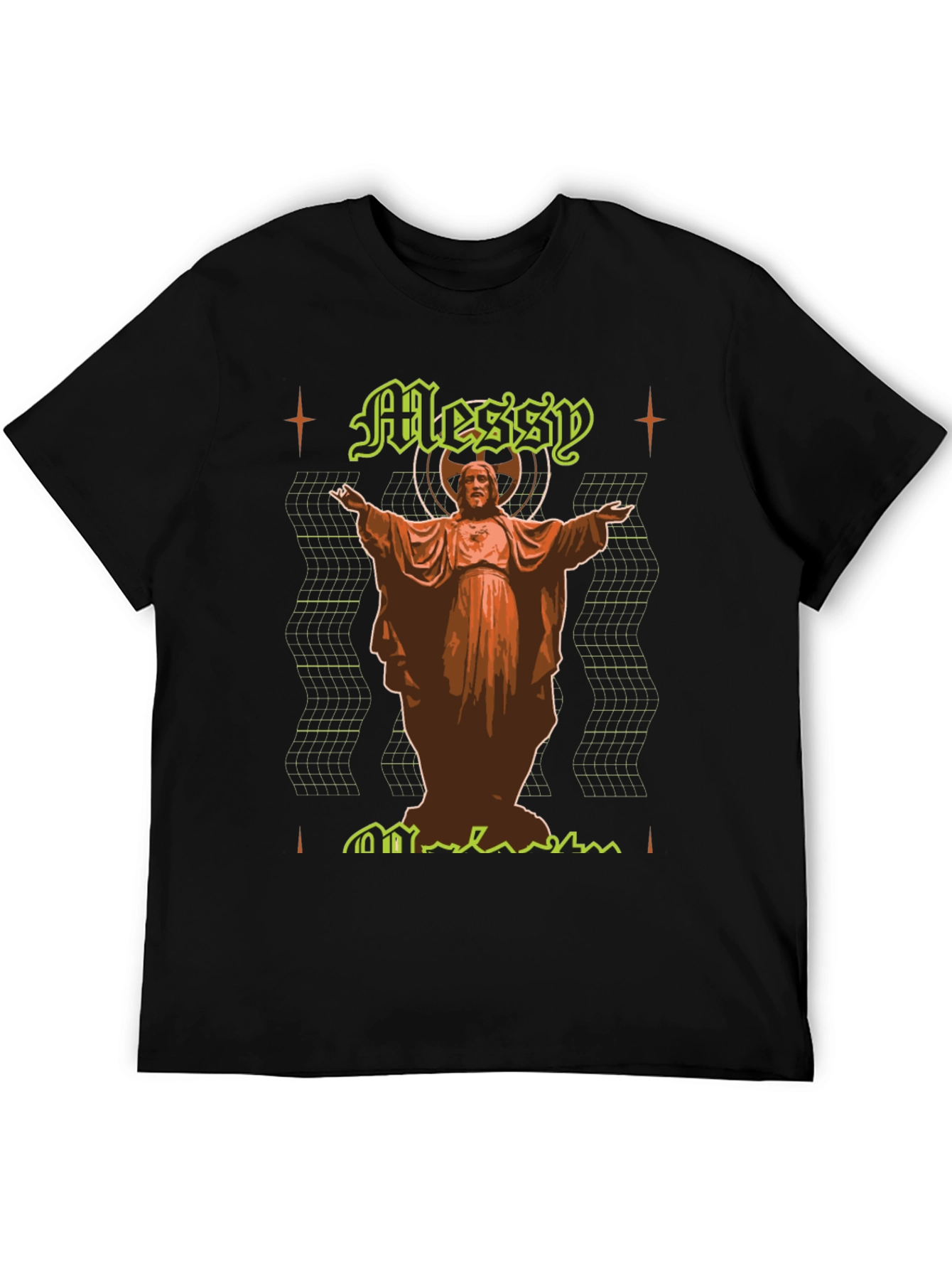 Messy Graphic Tee - Unique Design Comfortable Fit