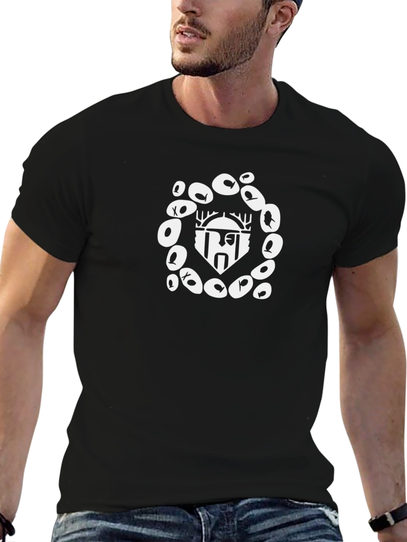 Modern Symbol Black T-Shirt