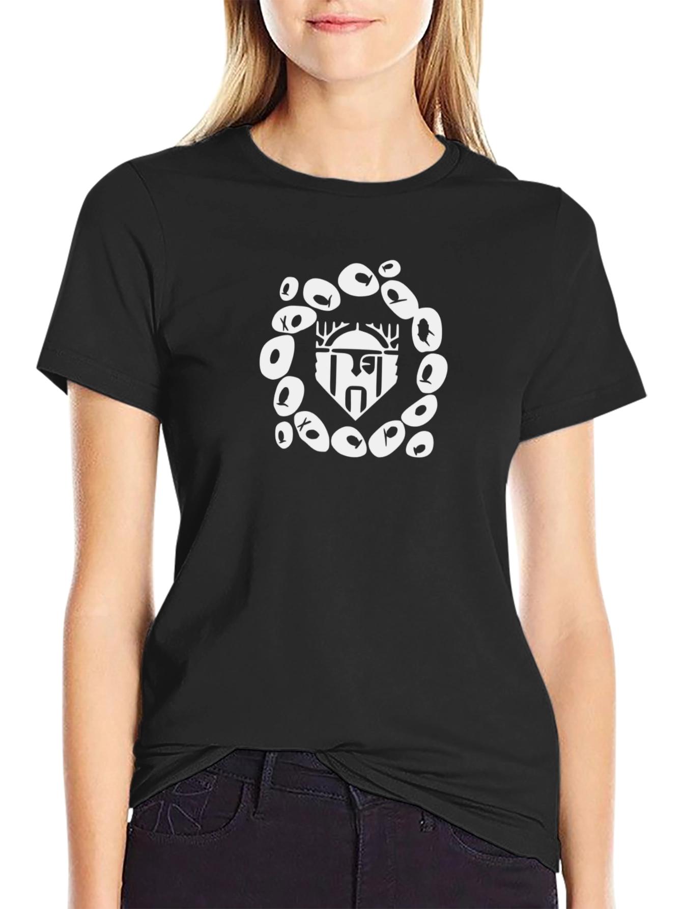 Modern Symbol Black T-Shirt