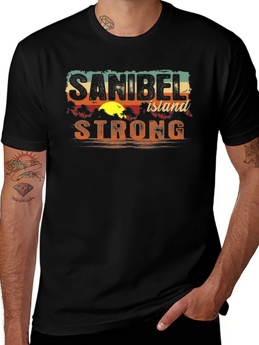 Sanibel Island Strong Black T-Shirt
