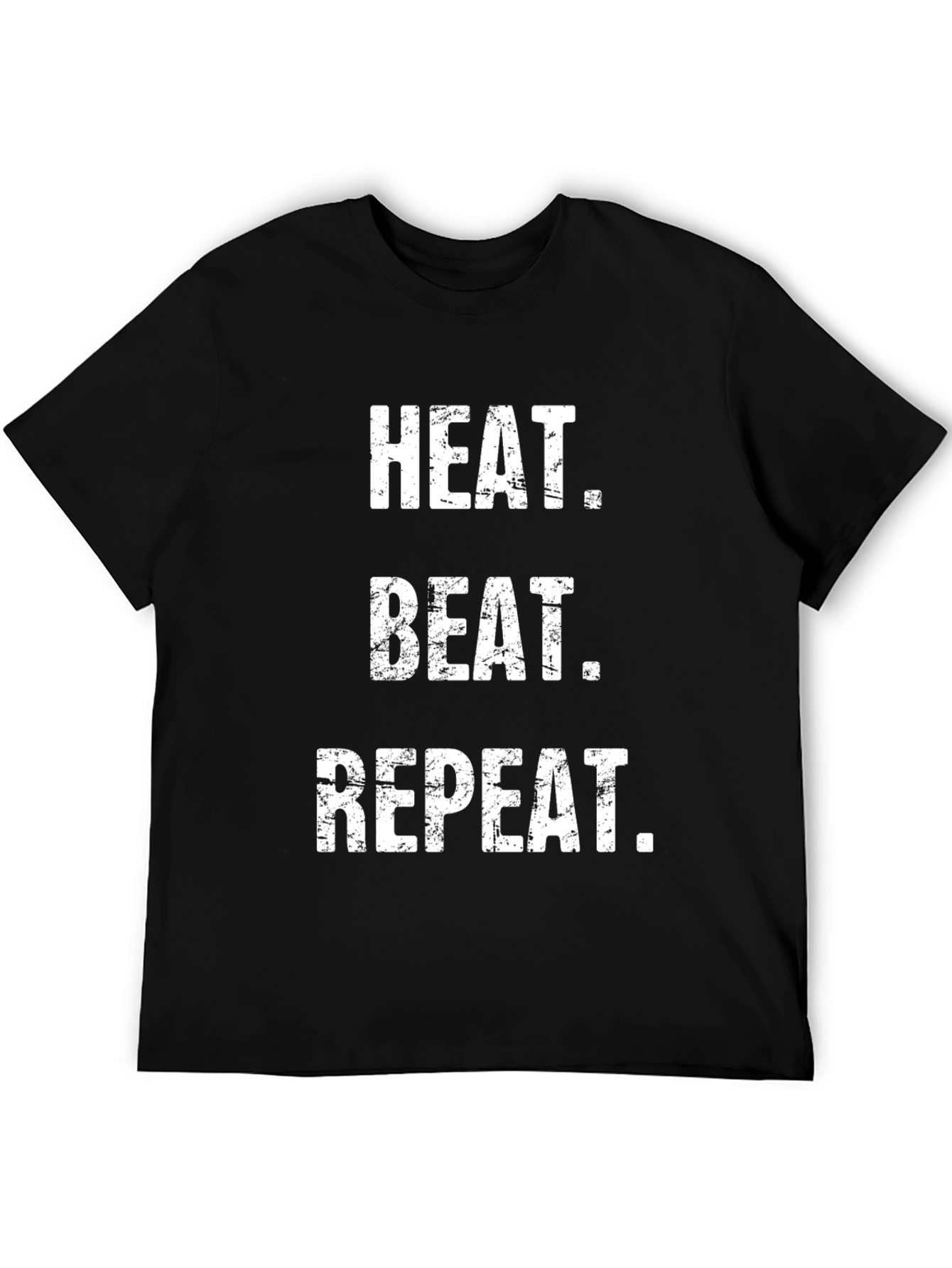 Heat. Beat. Repeat. Graphic T-Shirt - Black