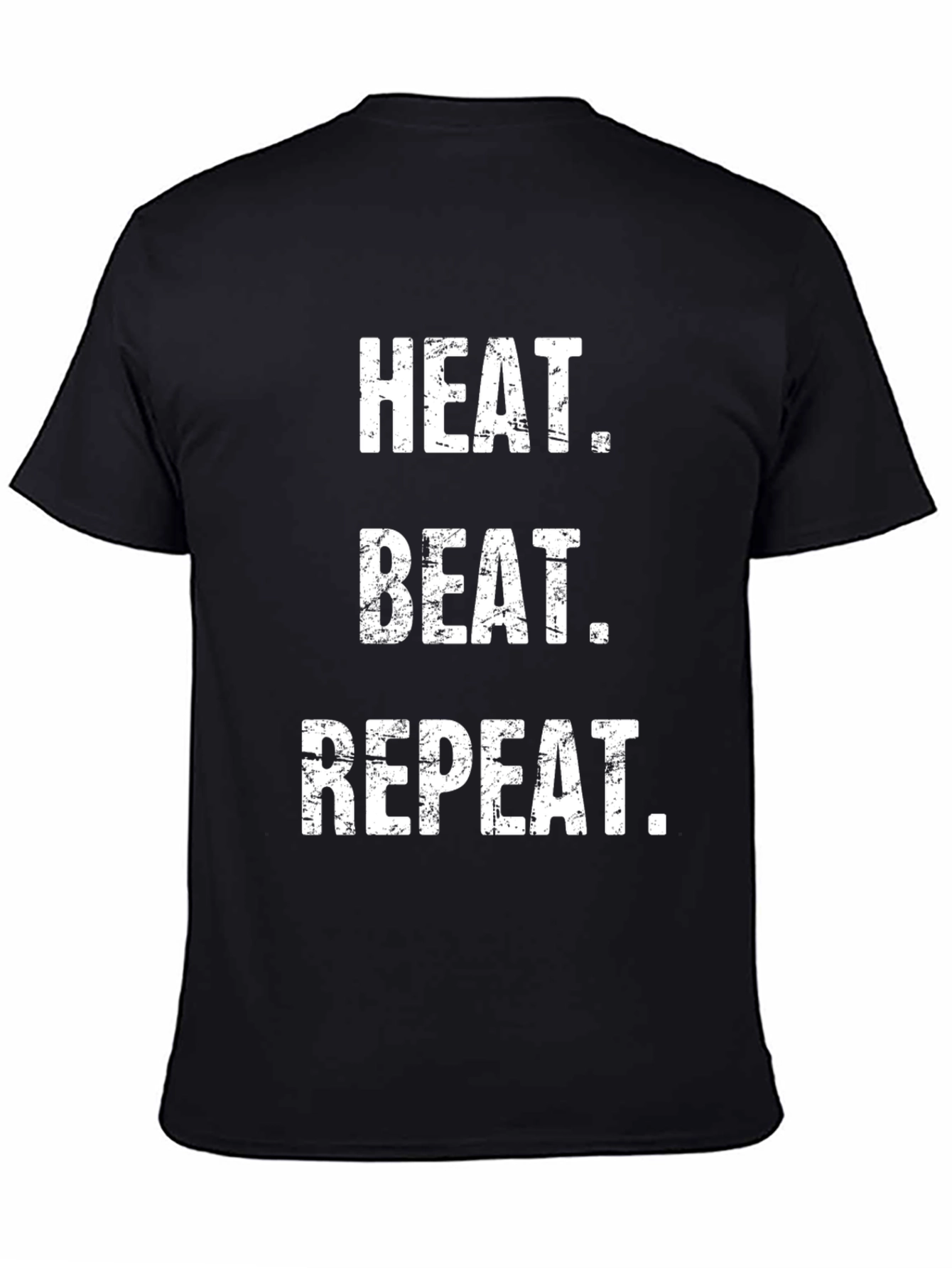 Heat. Beat. Repeat. Graphic T-Shirt - Black