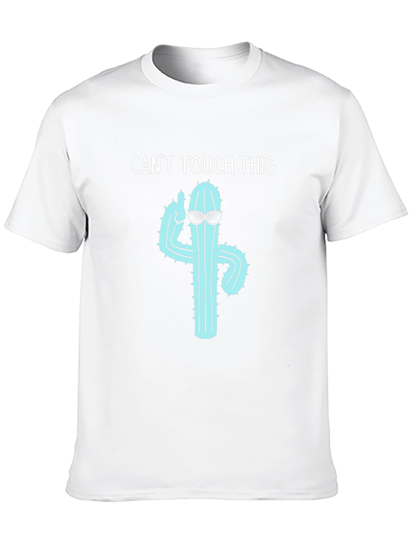 Cool Cactus T-Shirt - Cant Touch This Design