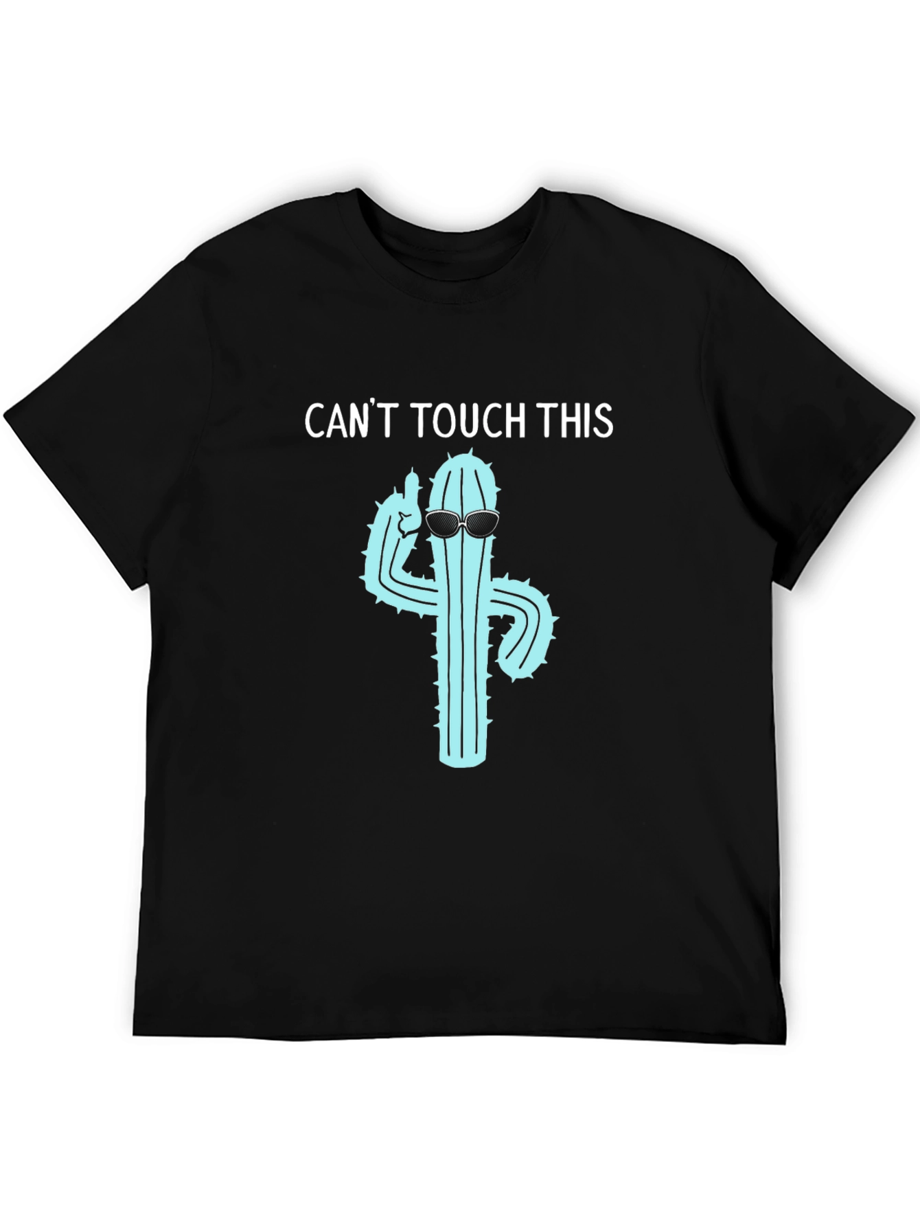 Cool Cactus T-Shirt - Cant Touch This Design