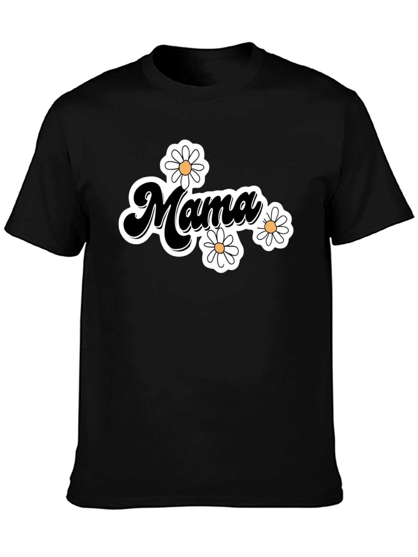 Mama Daisy Graphic T-Shirt - Cute Mom Tee