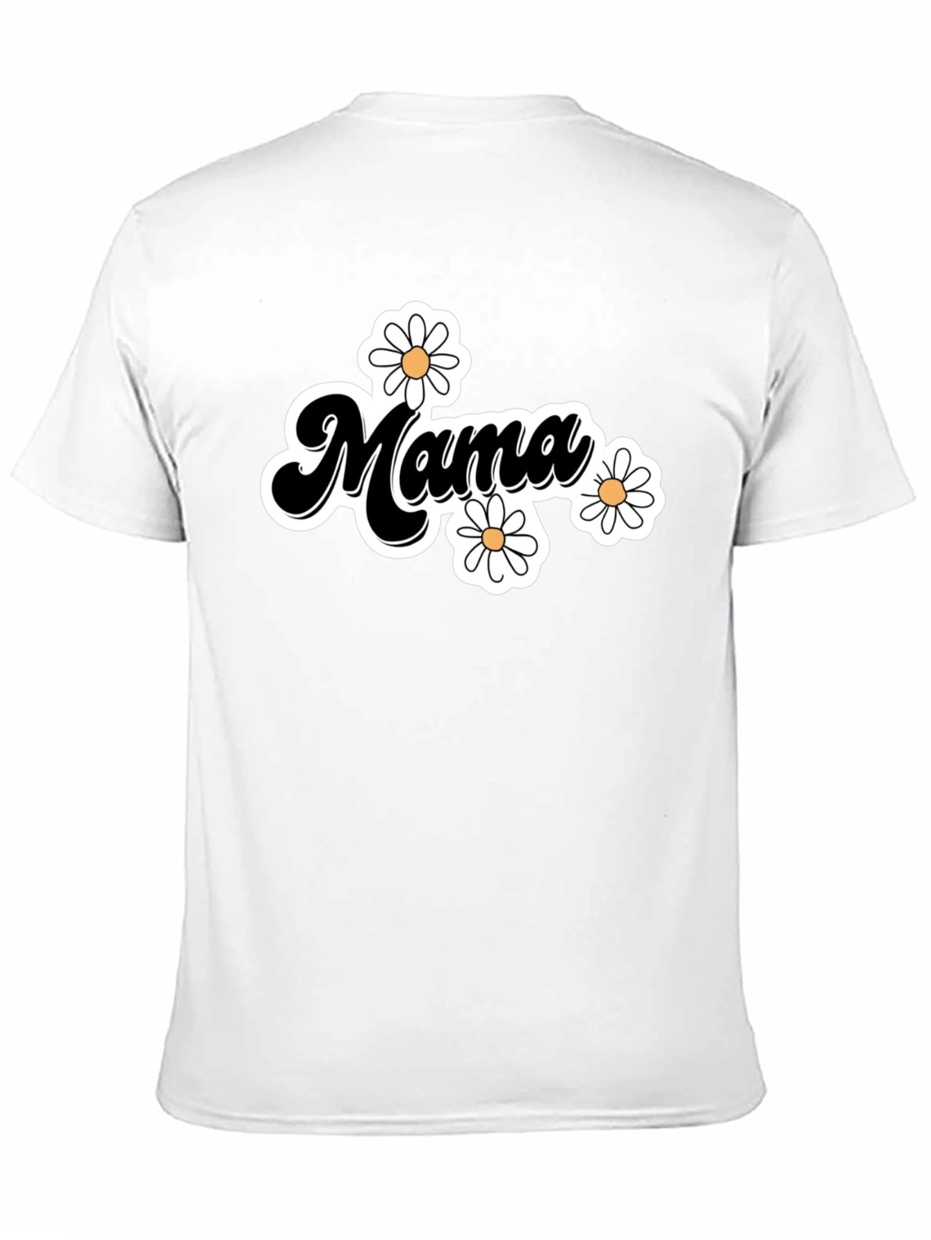 Mama Daisy Graphic T-Shirt - Cute Mom Tee