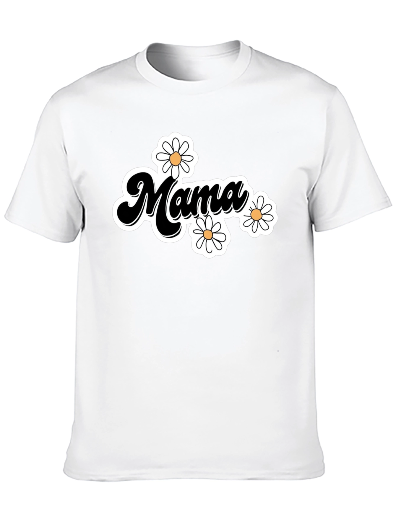 Mama Daisy Graphic T-Shirt - Cute Mom Tee