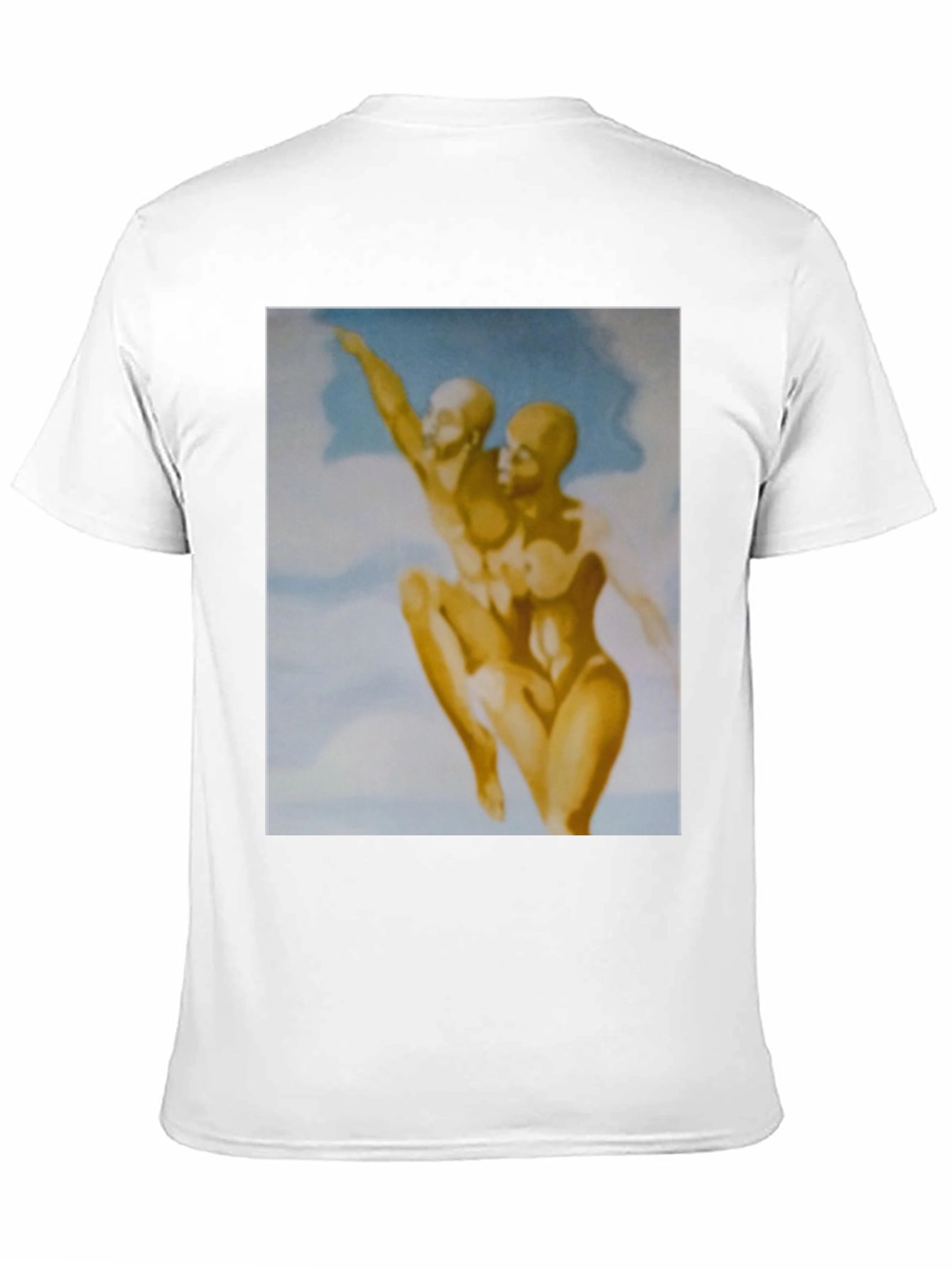Abstract Art Graphic Print Black Tee
