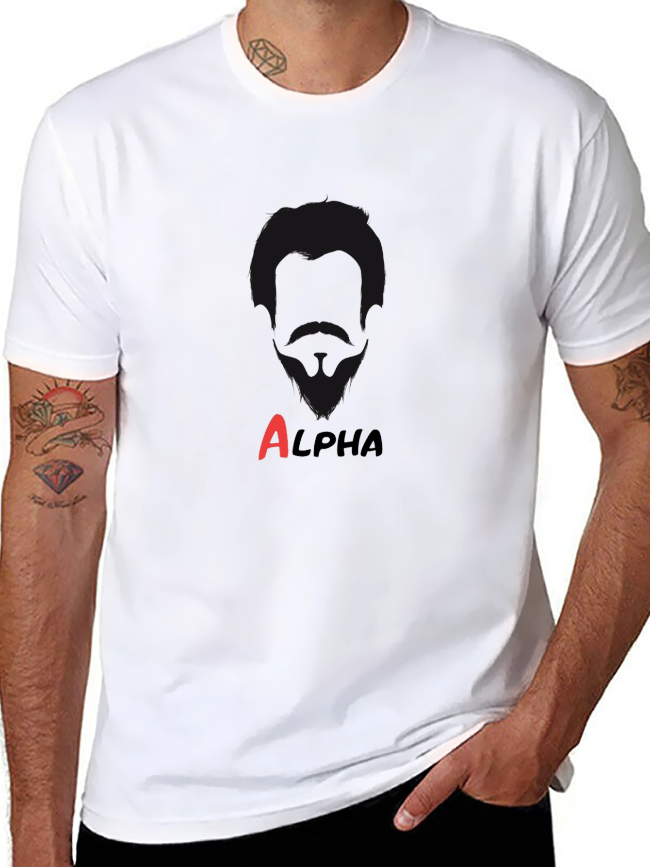 Alpha Graphic T-Shirt - Bold Streetwear Style