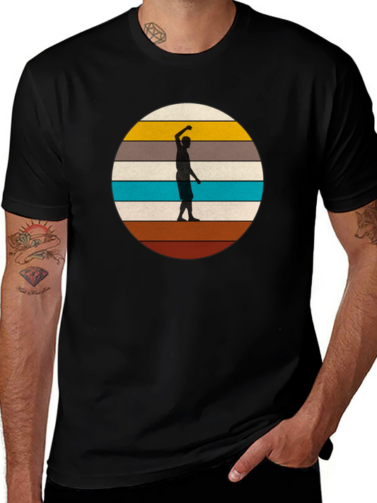 Retro Sunset Silhouette Tee
