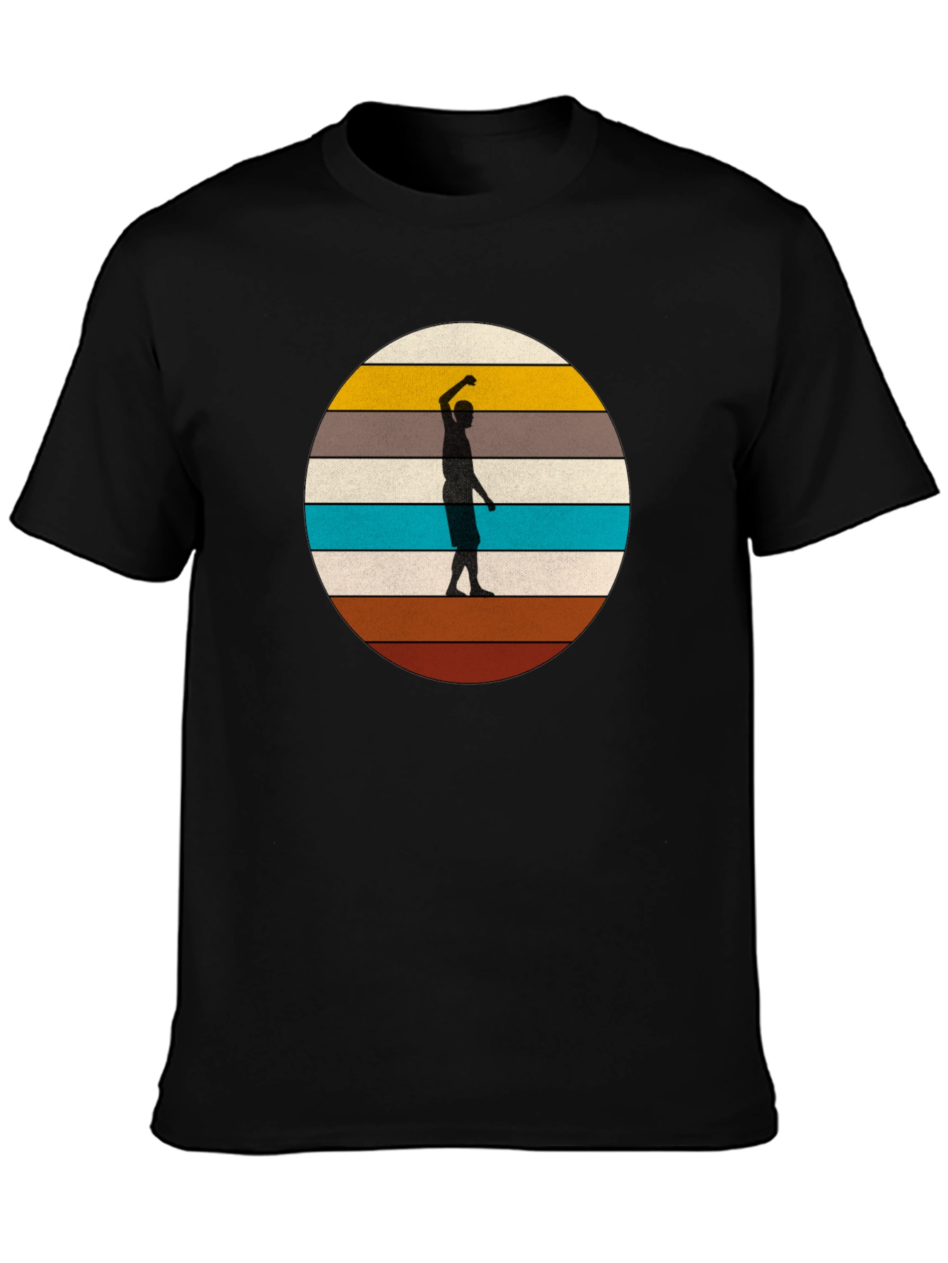 Retro Sunset Silhouette Tee
