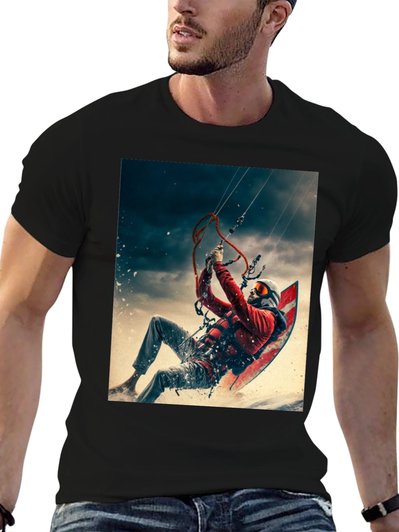Kite Surfing Graphic Tee